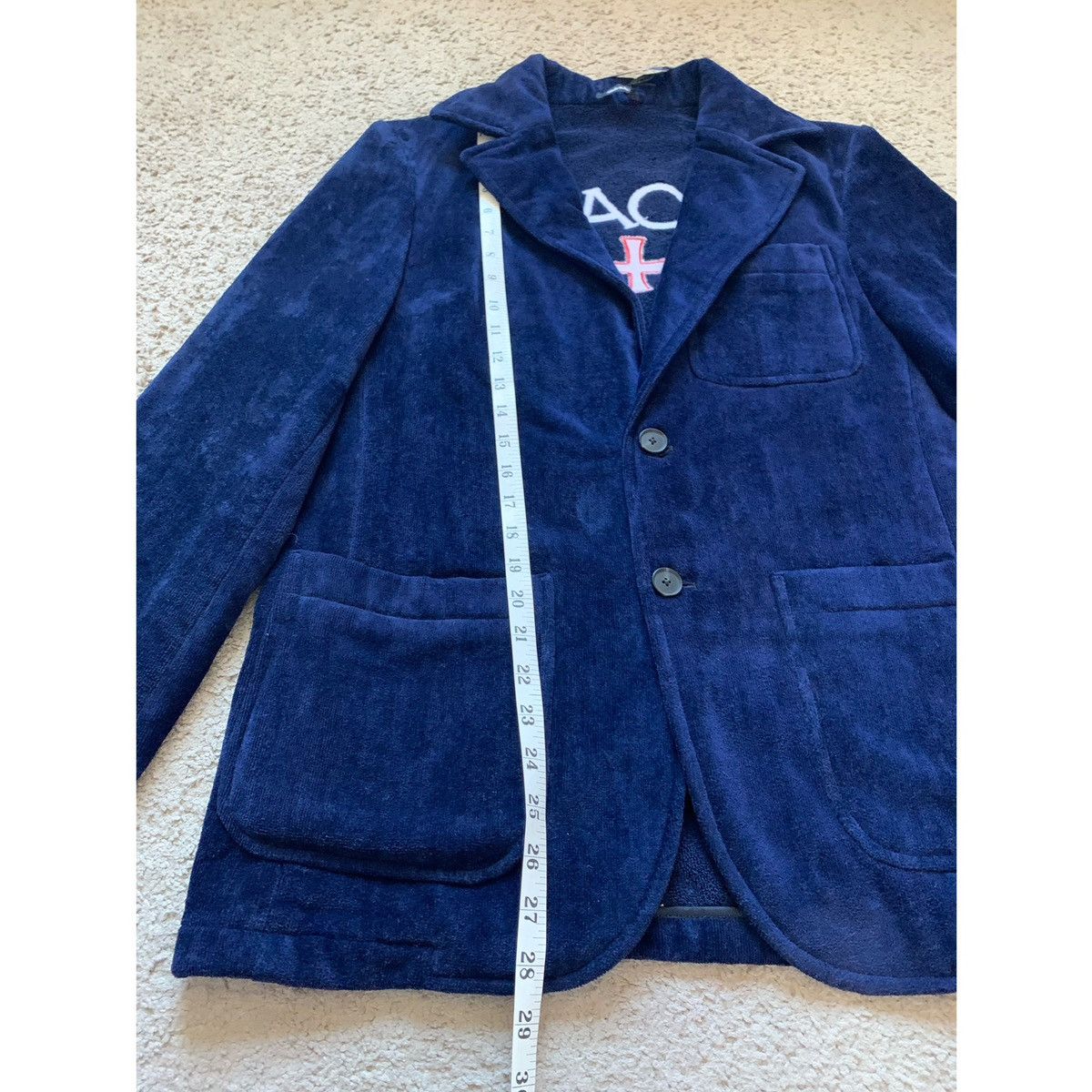 Noah NOAH➕LOGO TERRY BLAZER JACKET Size 38R - 22 Thumbnail