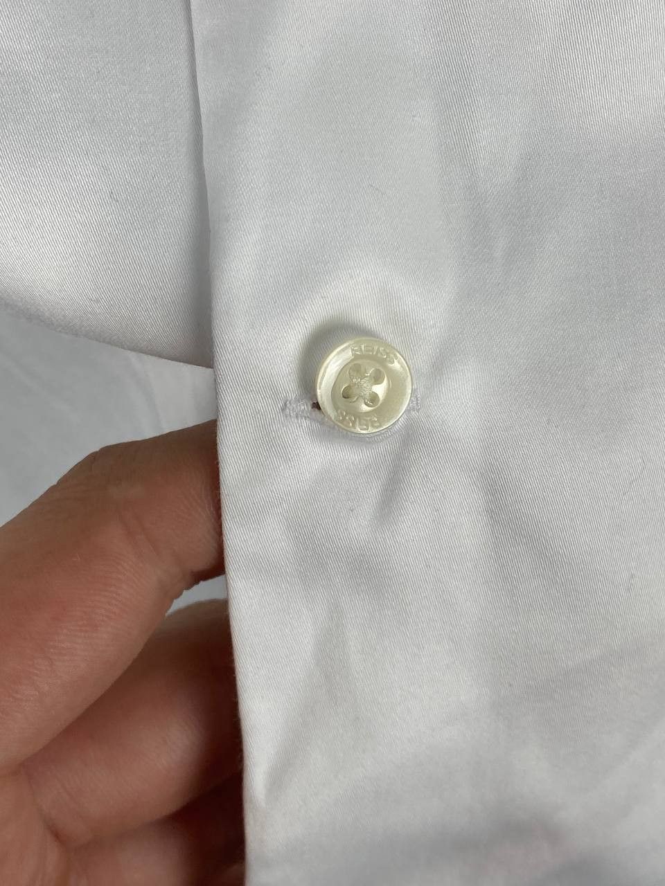 Reiss Luxury Reiss Wedding White Classic Dress Shirt Size US M / EU 48-50 / 2 - 6 Thumbnail