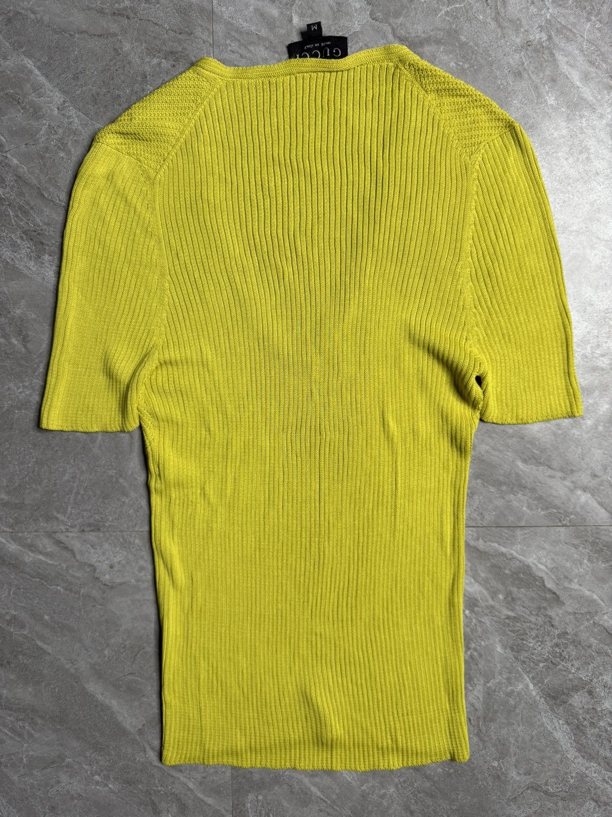 Gucci Gucci By Tom ford S/S 96 Exposed V Neck Knit Top Size M / US 6-8 / IT 42-44 - 2 Thumbnail