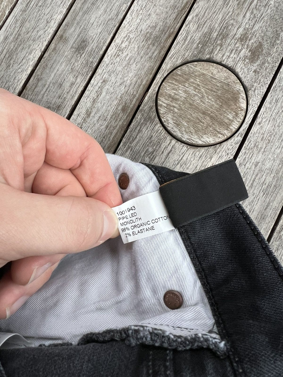 Nudie Jeans Nudie Jeans Pipe Led Monolith Denim Size US 31 - 8 Thumbnail