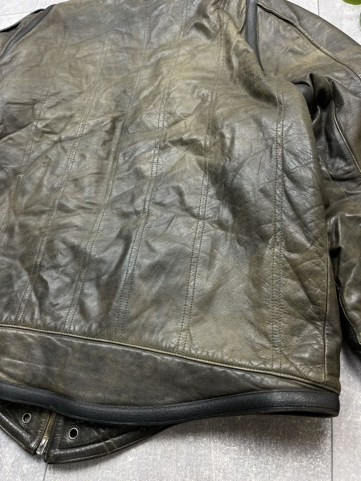 Marithe + Francois Girbaud VTG 80s Girbaud MFG France Limited Edition Leather Jacket Size US XL / EU 56 / 4 - 22 Thumbnail