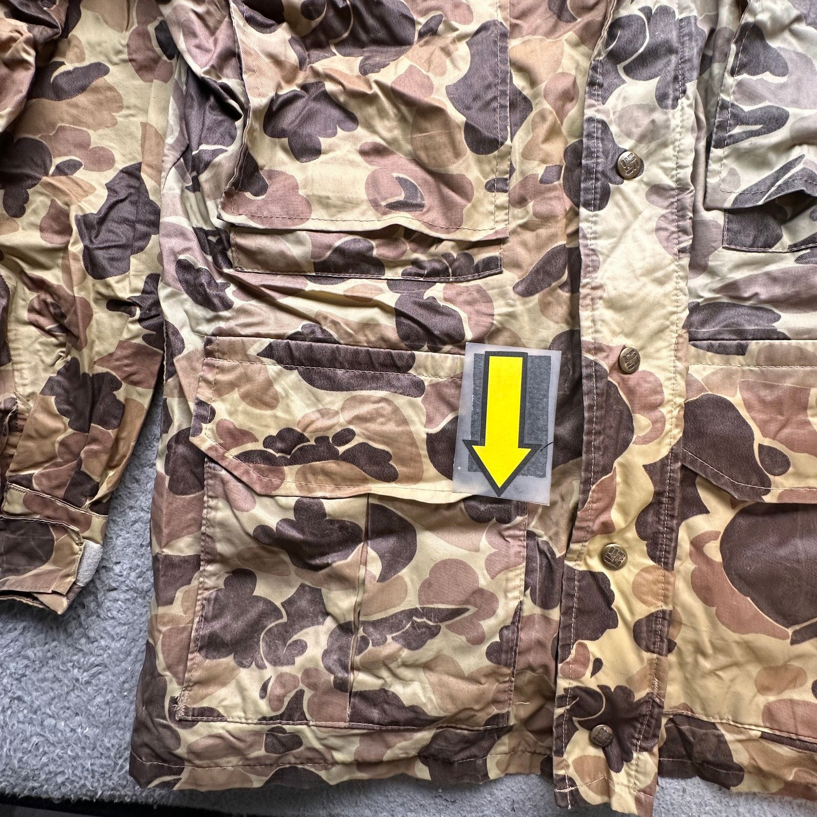 Columbia Vintage Columbia Hunting Nylon Camouflage Jacket Mens Medium Size US M / EU 48-50 / 2 - 12 Thumbnail