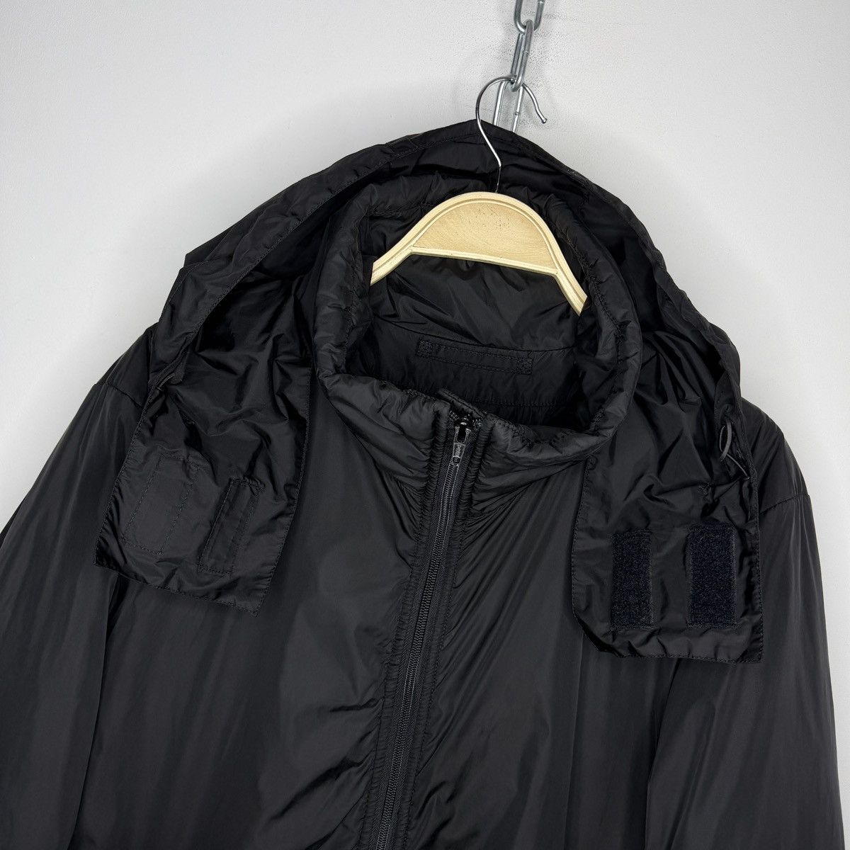 Prada Prada Nylon Black Jacket Padded Hooded Size US L / EU 52-54 / 3 - 5 Thumbnail