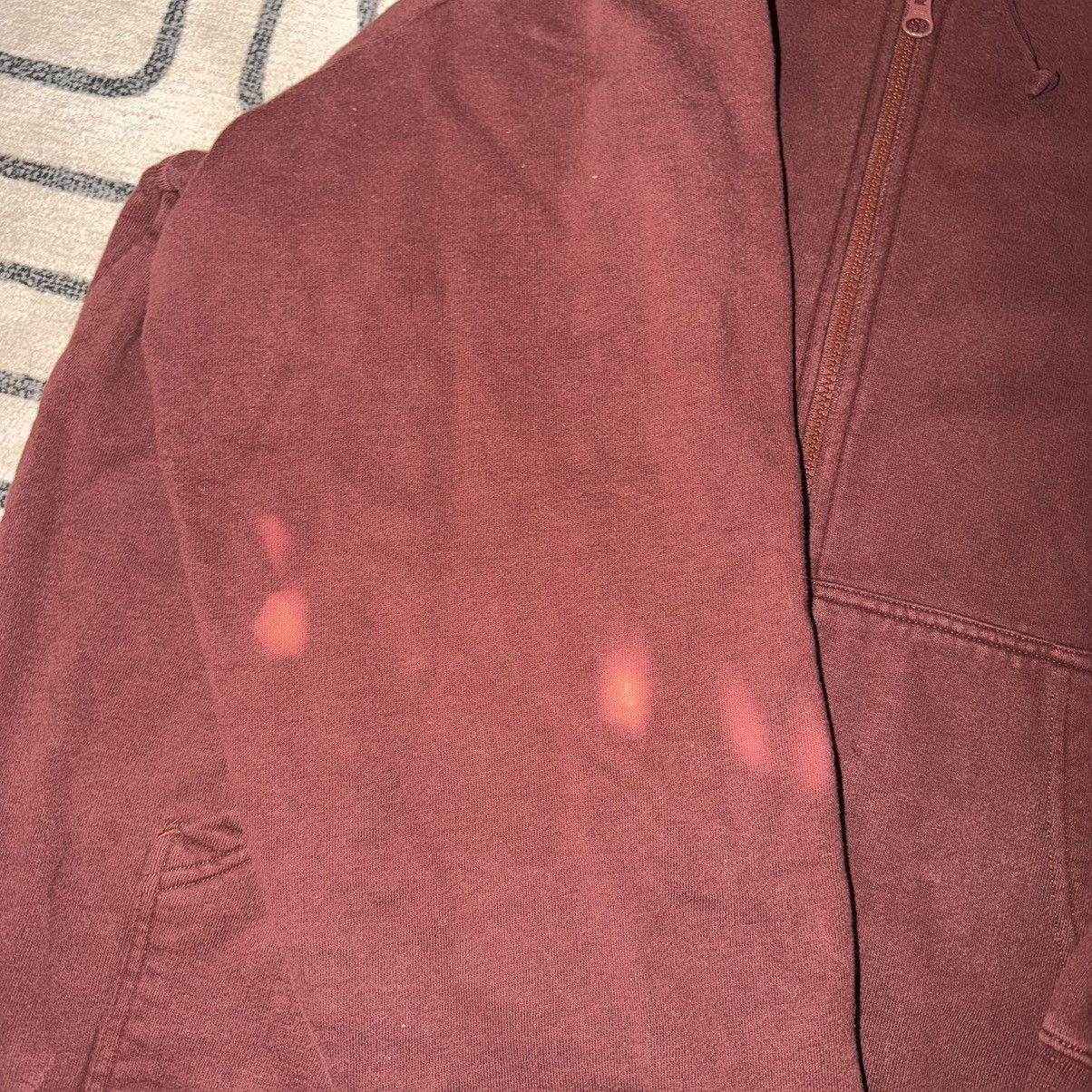 The North Face Vtg the North Face Full Zip Burgundy Red Hoodie Sweatshirt Size US L / EU 52-54 / 3 - 2 Thumbnail