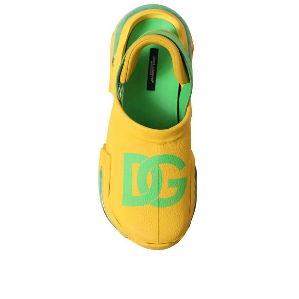 Dolce & Gabbana Dolce & Gabbana Chic Rubber Clogs Slippers in Lush Colors Size US 11 / EU 44 - 8 Thumbnail