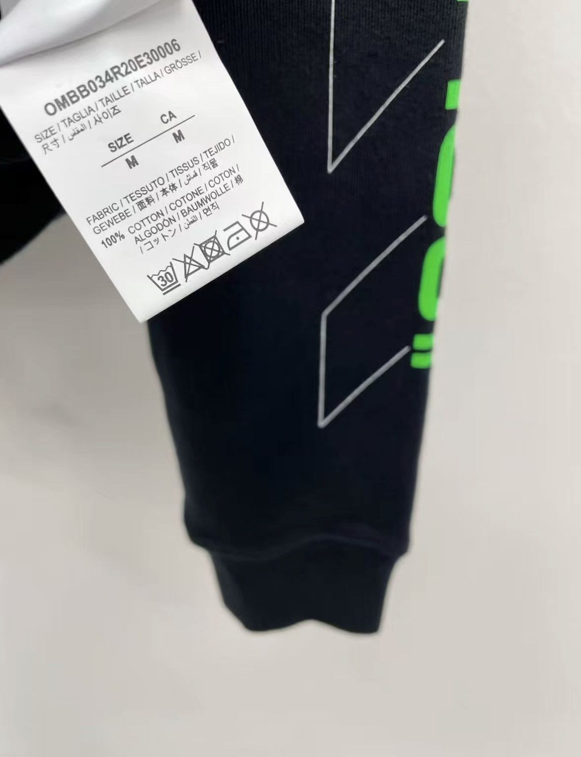Off-White OFF-WHITE 100% Cotton Hooded Sweatshirt J30 Size US M / EU 48-50 / 2 - 8 Thumbnail
