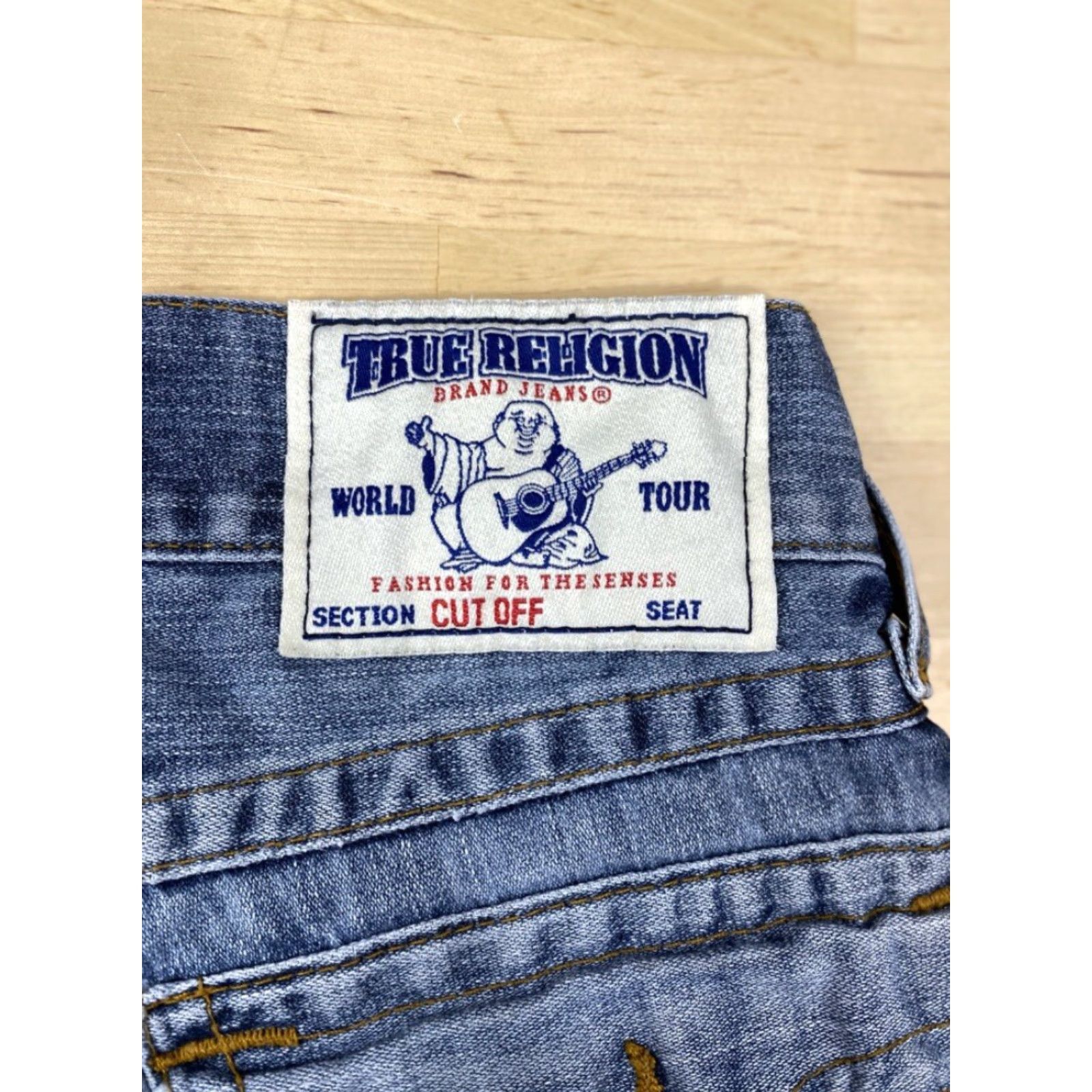True Religion True Religion Women's Cut Off Jeans Blue Size 27 Size 27" / US 4 / IT 40 - 3 Thumbnail