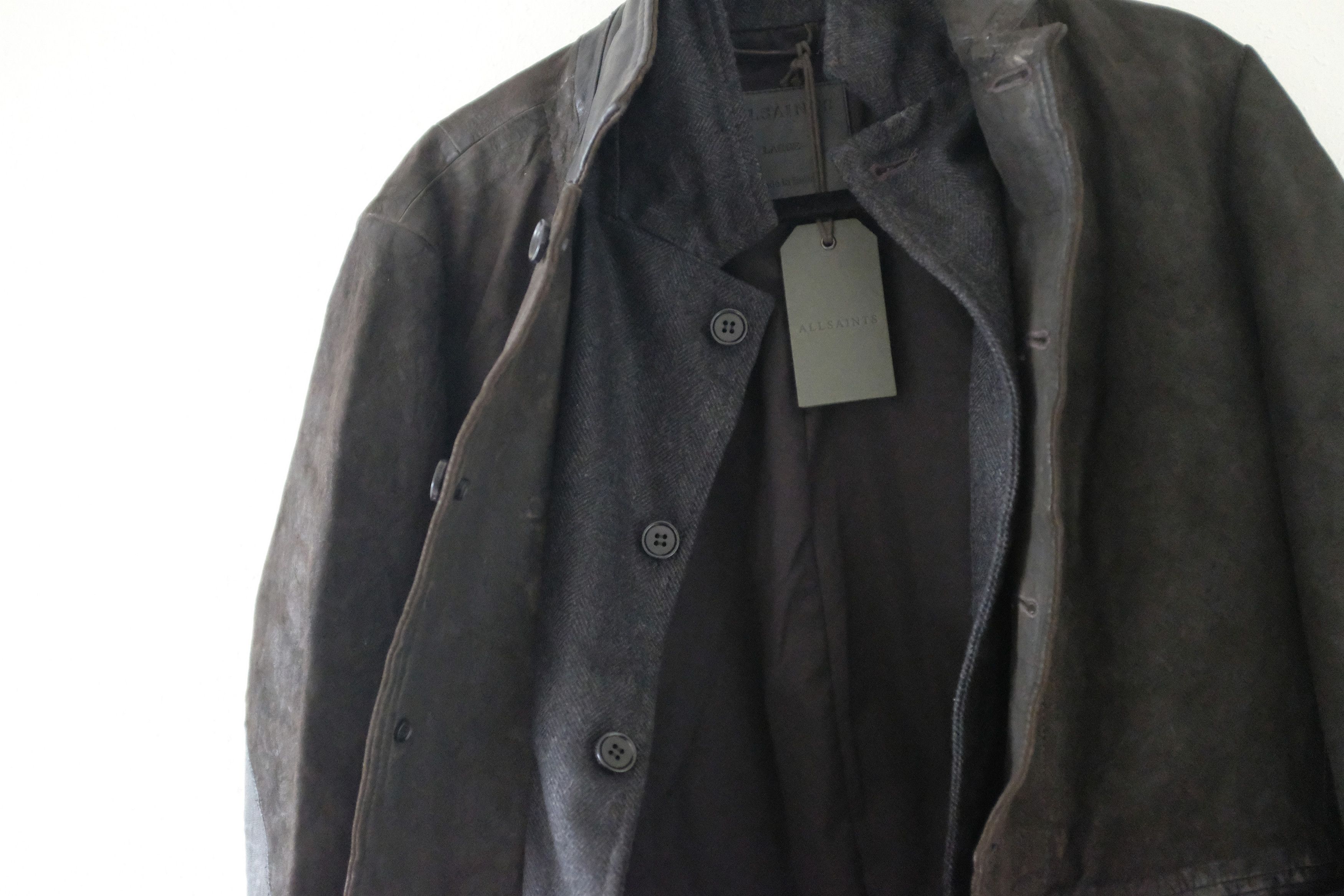 Allsaints Survey Leather Blazer Size US L / EU 52-54 / 3 - 4 Thumbnail