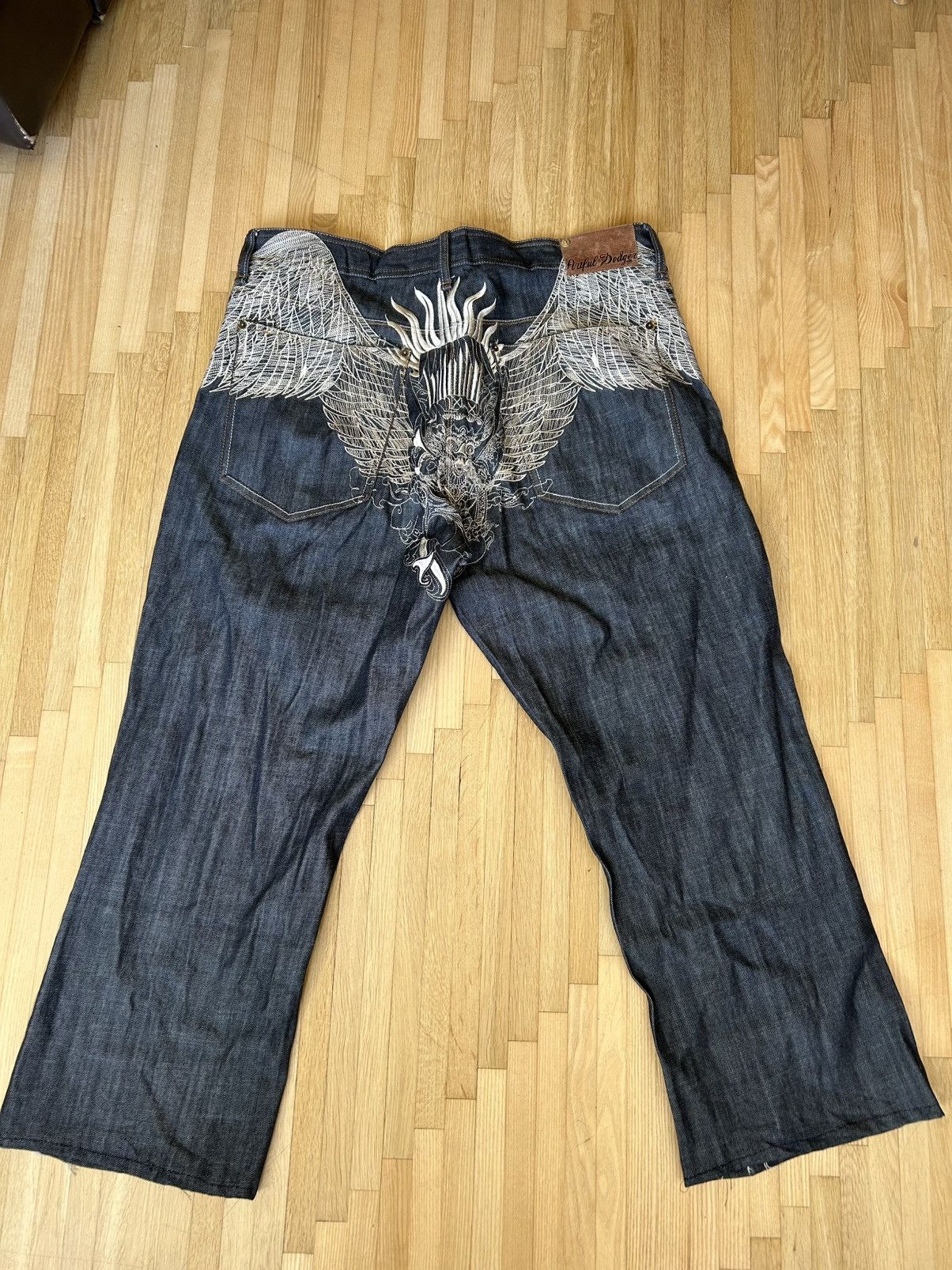 artful dodger jeans with wings