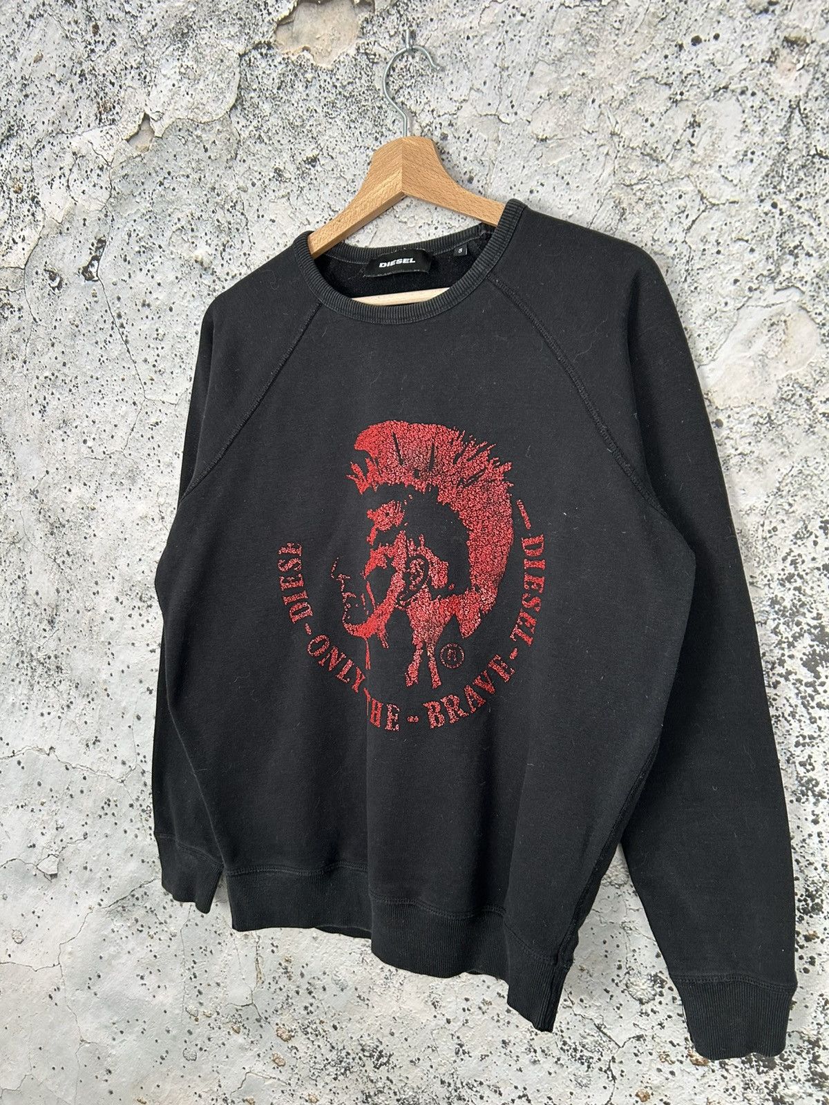 Diesel Vintage Diesel Punk Logo Crewneck Y2K Rock Skate Alternative Size US S / EU 44-46 / 1 - 2 Thumbnail