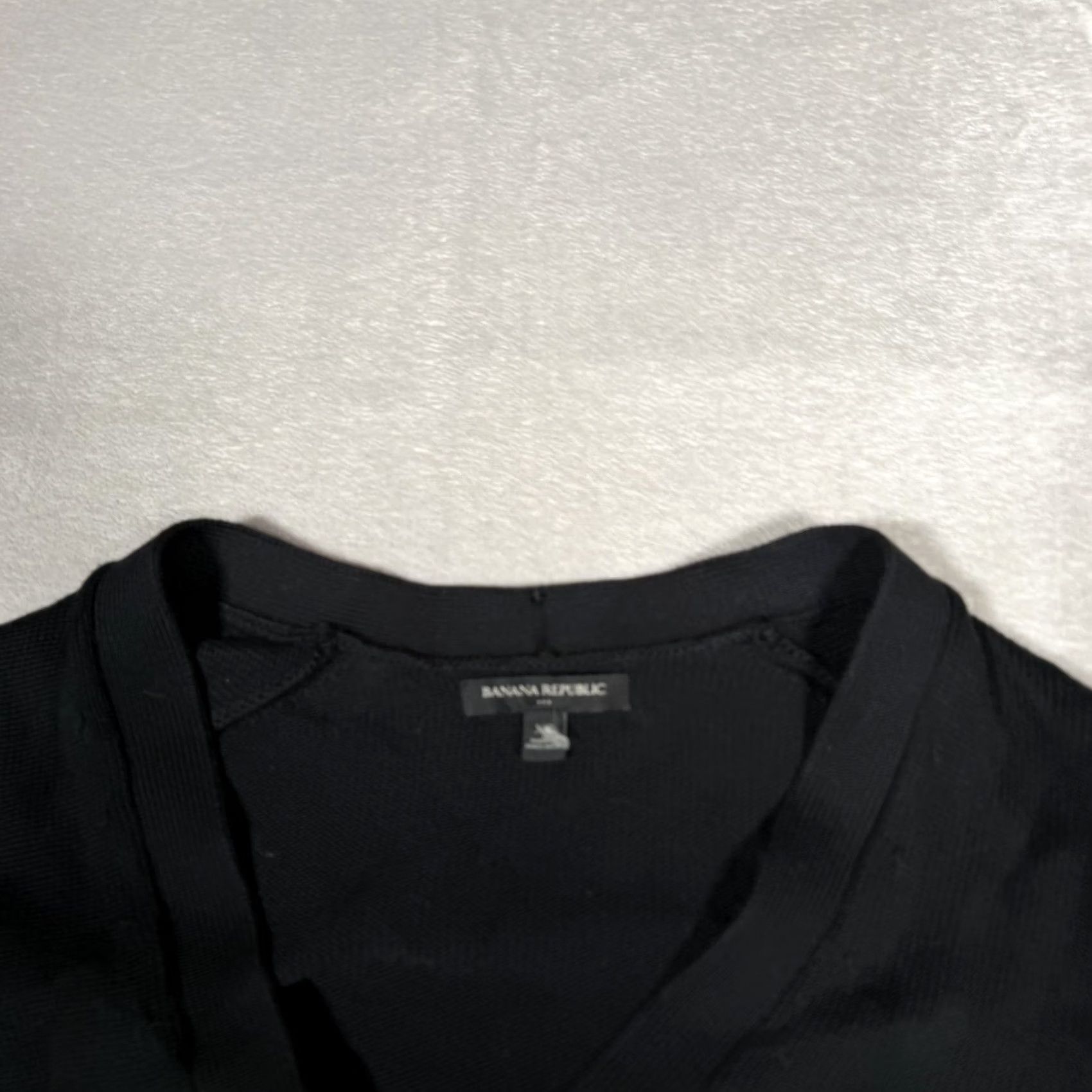 Banana Republic Banana Republic Cardigan Womens XS Black Ribbed Knit Button Up Sweater Size XS / US 0-2 / IT 36-38 - 3 Thumbnail