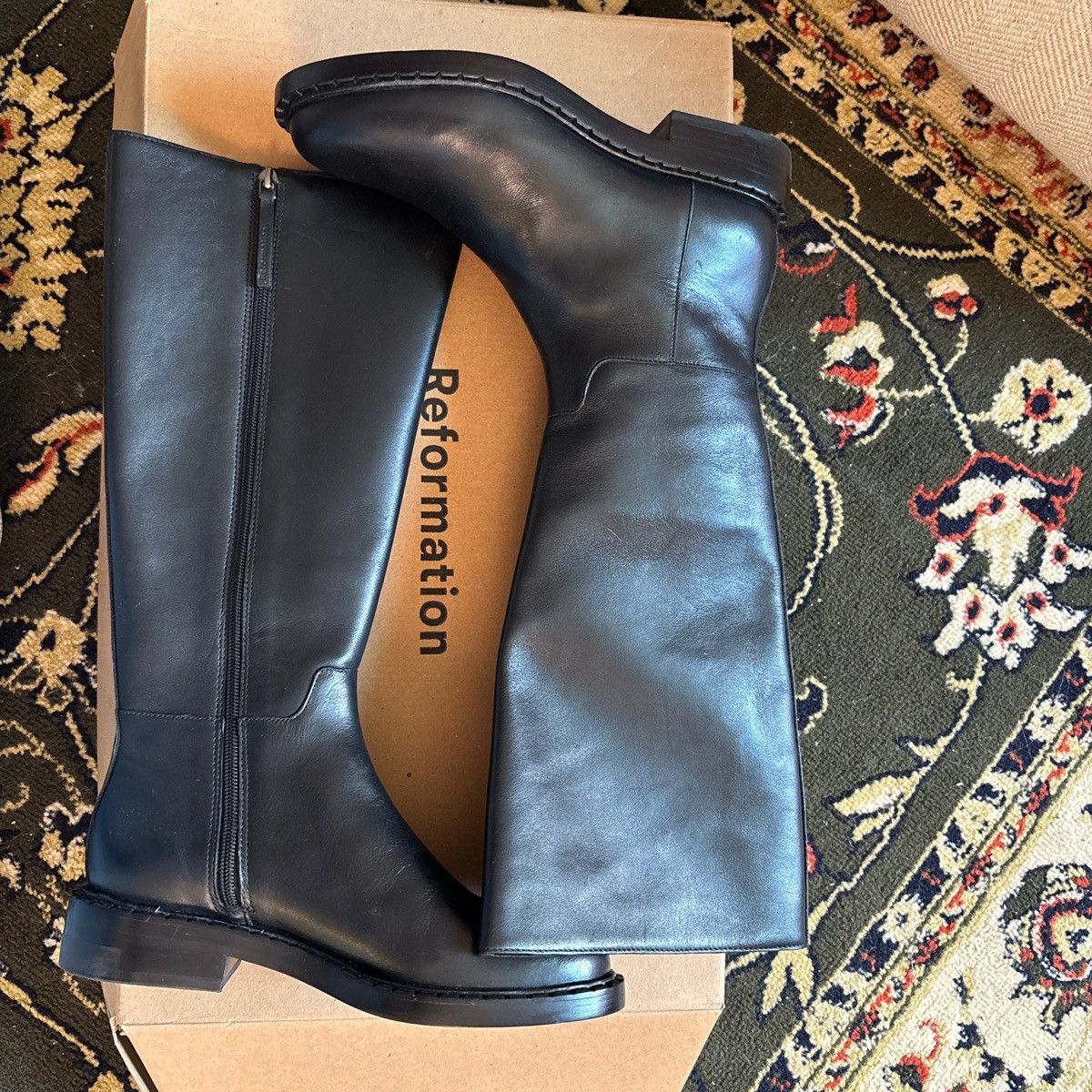 Reformation Reformation Women’s Black Boots Size US 7 / IT 37 - 3 Thumbnail