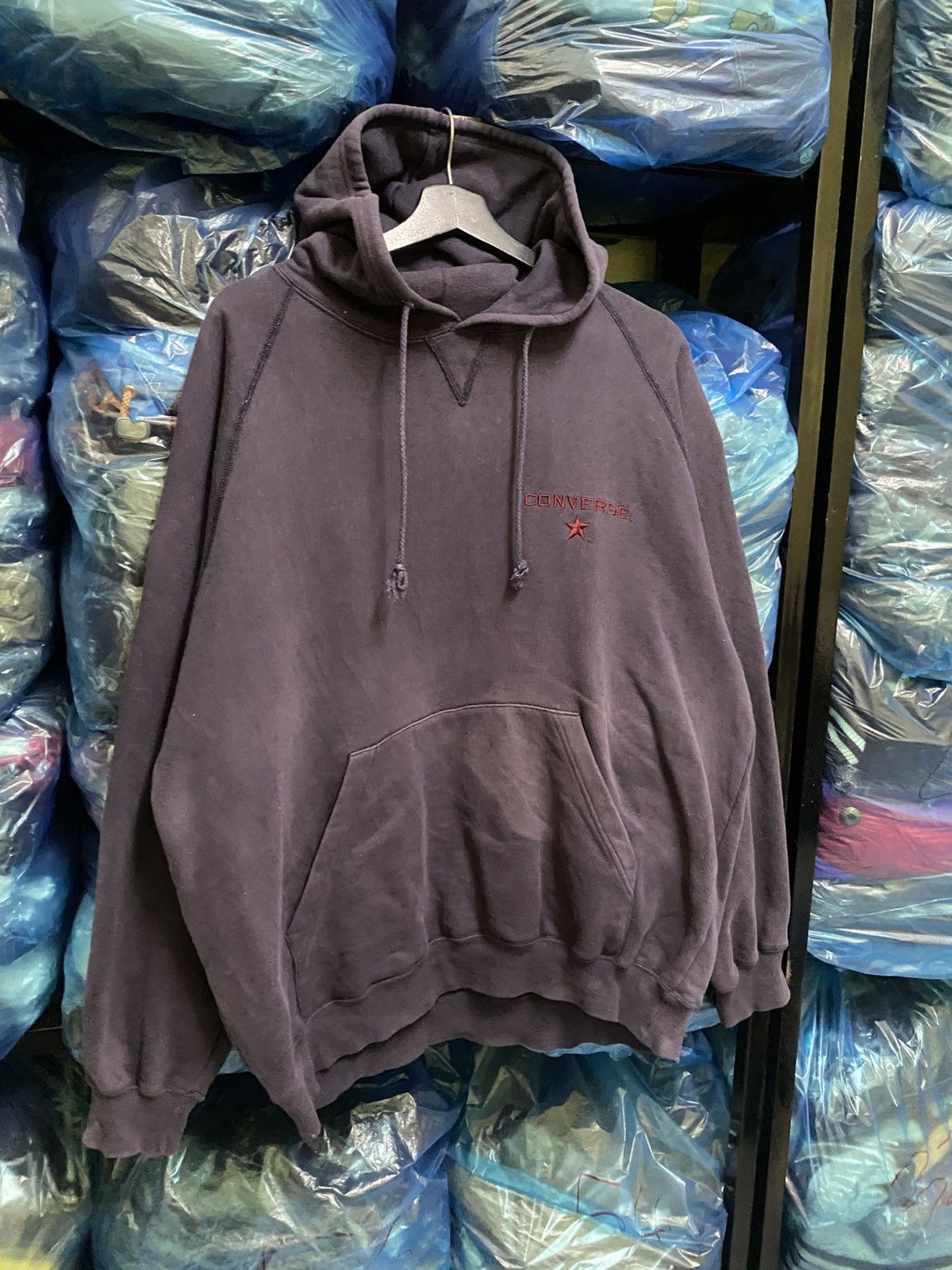 Converse VINTAGE 90S CONVERSE PULLOVER HOODIE Size US XL / EU 56 / 4 - 3 Thumbnail