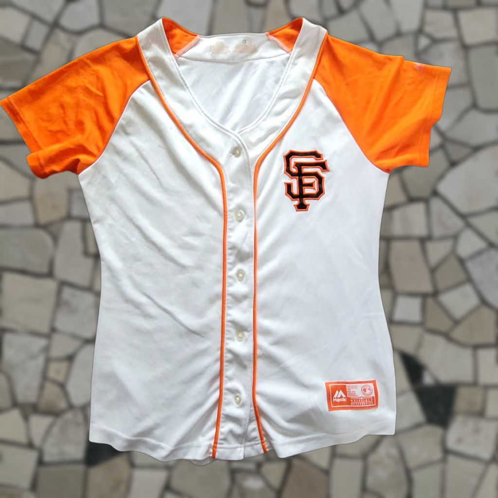 Vintage San Francisco Giants Majestic Women's Jersey M White Jersey Women Majestic MLB Giants Size M Size M / US 6-8 / IT 42-44 - 1 Thumbnail