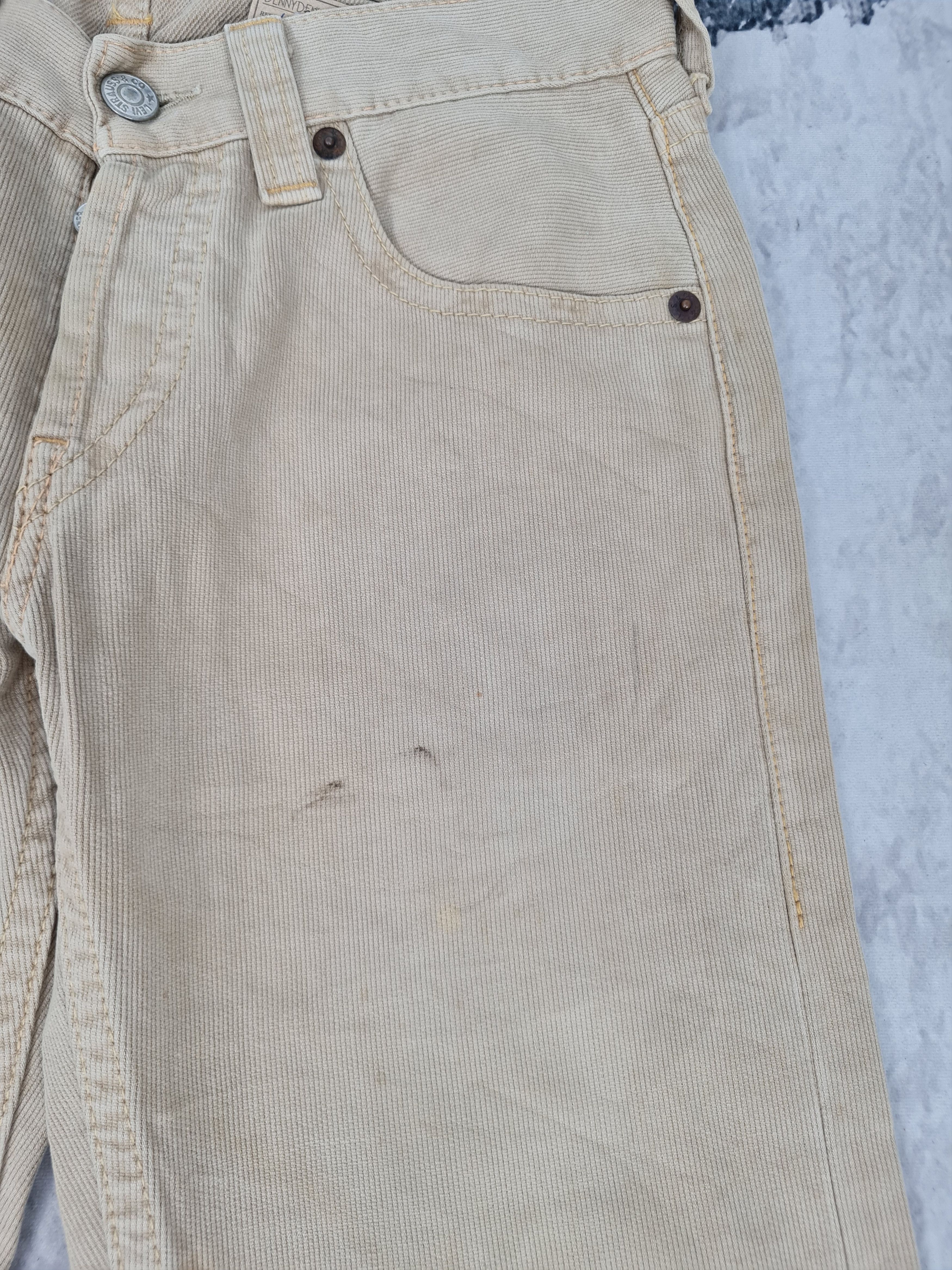 Levi's Vintage Clothing Vtg LEVIS 901 Qudroy Cream Straight Cut L0367 Size 32X33 Size US 32 / EU 48 - 6 Thumbnail