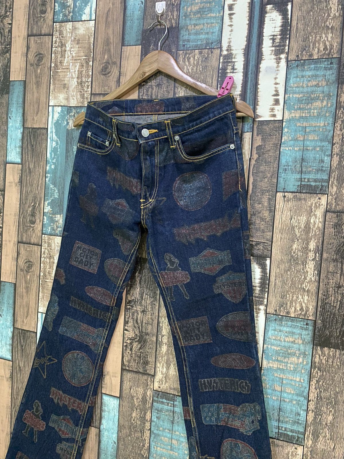 Hysteric Glamour Fullprint Kinky Denim Jeans
