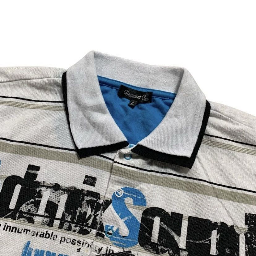 Japanese Brand 2000s BEAUMONT CARR POEM STRIPE IFSIX LGB V-KEII LGB STYLE Size US XXL / EU 58 / 5 - 2 Thumbnail