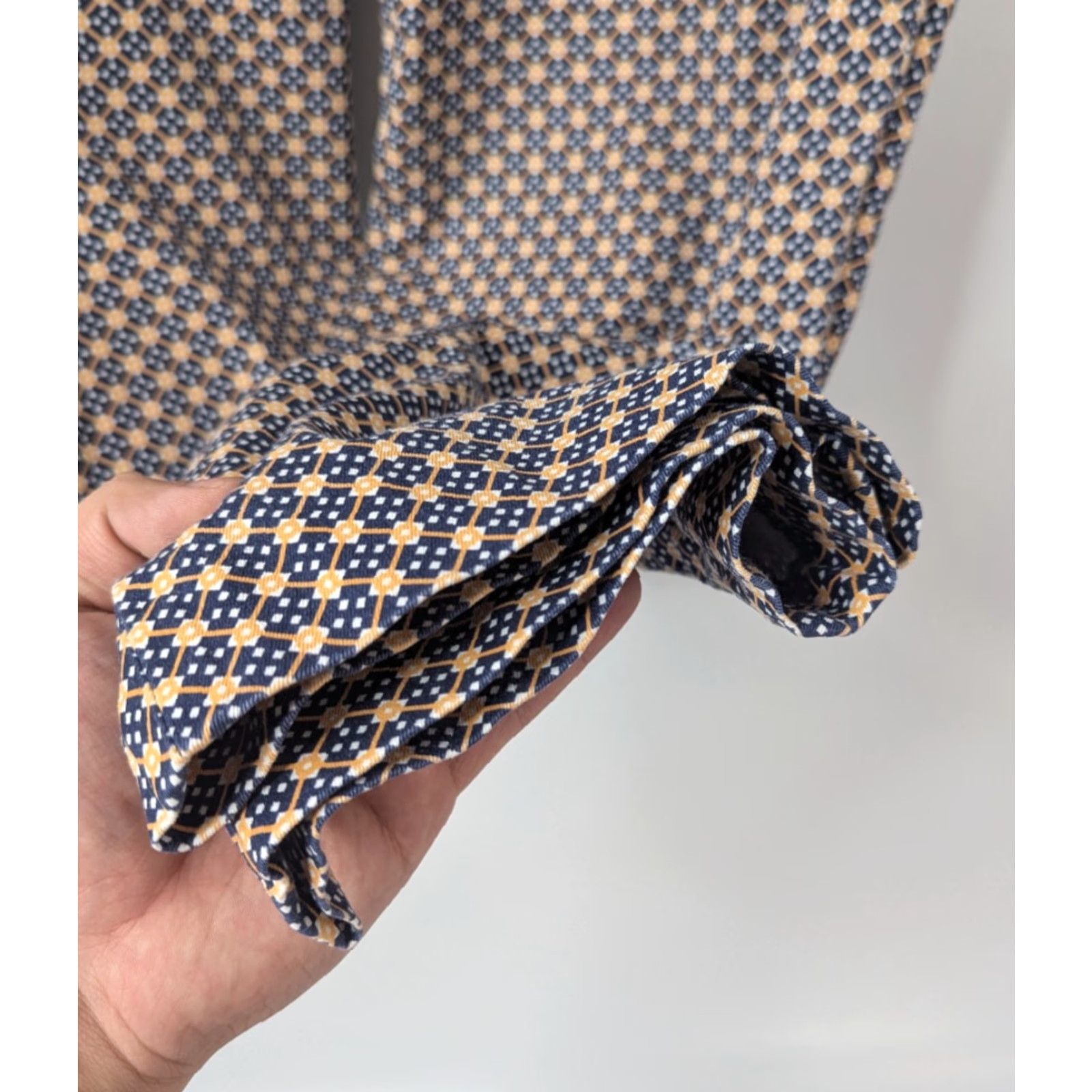 J.Crew J.CREW City Fit Pants Navy Cotton Blend Regular Tapered Flat Front Zip Pockets Women's Size 12 Size 34" / US 12 / IT 48 - 2 Thumbnail