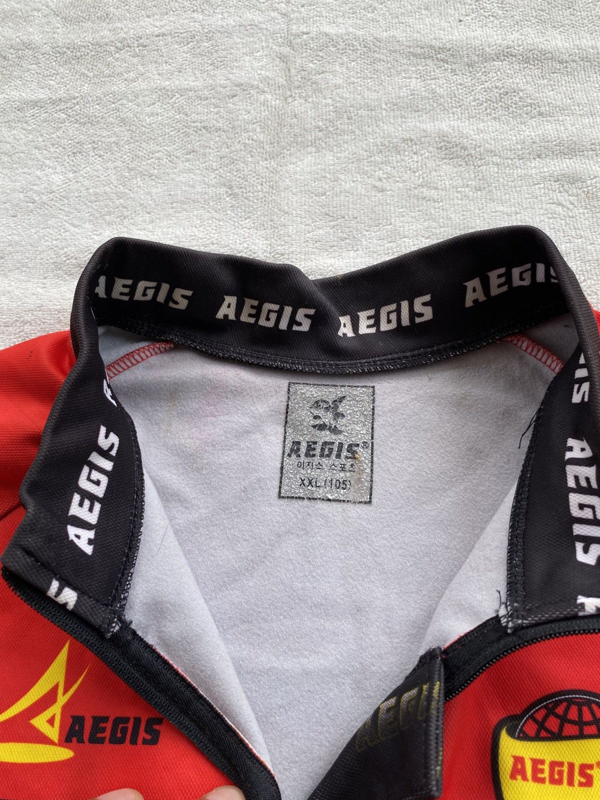Vintage AEGIS Racing Team Cycling Jersey Multi Colour Size US XXL / EU 58 / 5 - 3 Thumbnail