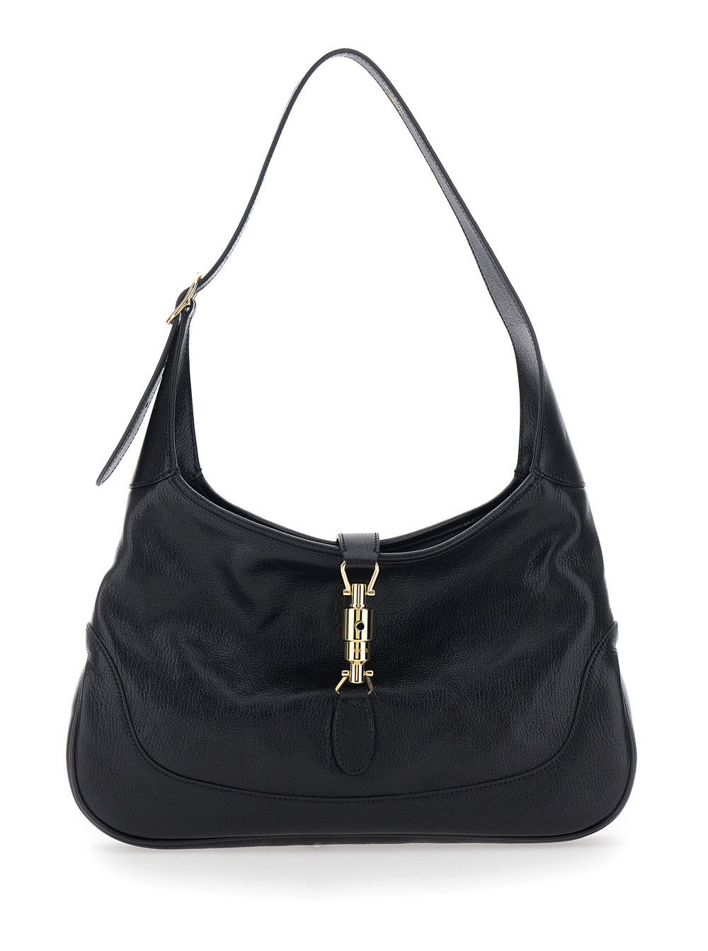 Gucci Shoulder Bag 'Jackie' with Strap and Front Closure in Black Leather for Women Size ONE SIZE - 1 Thumbnail