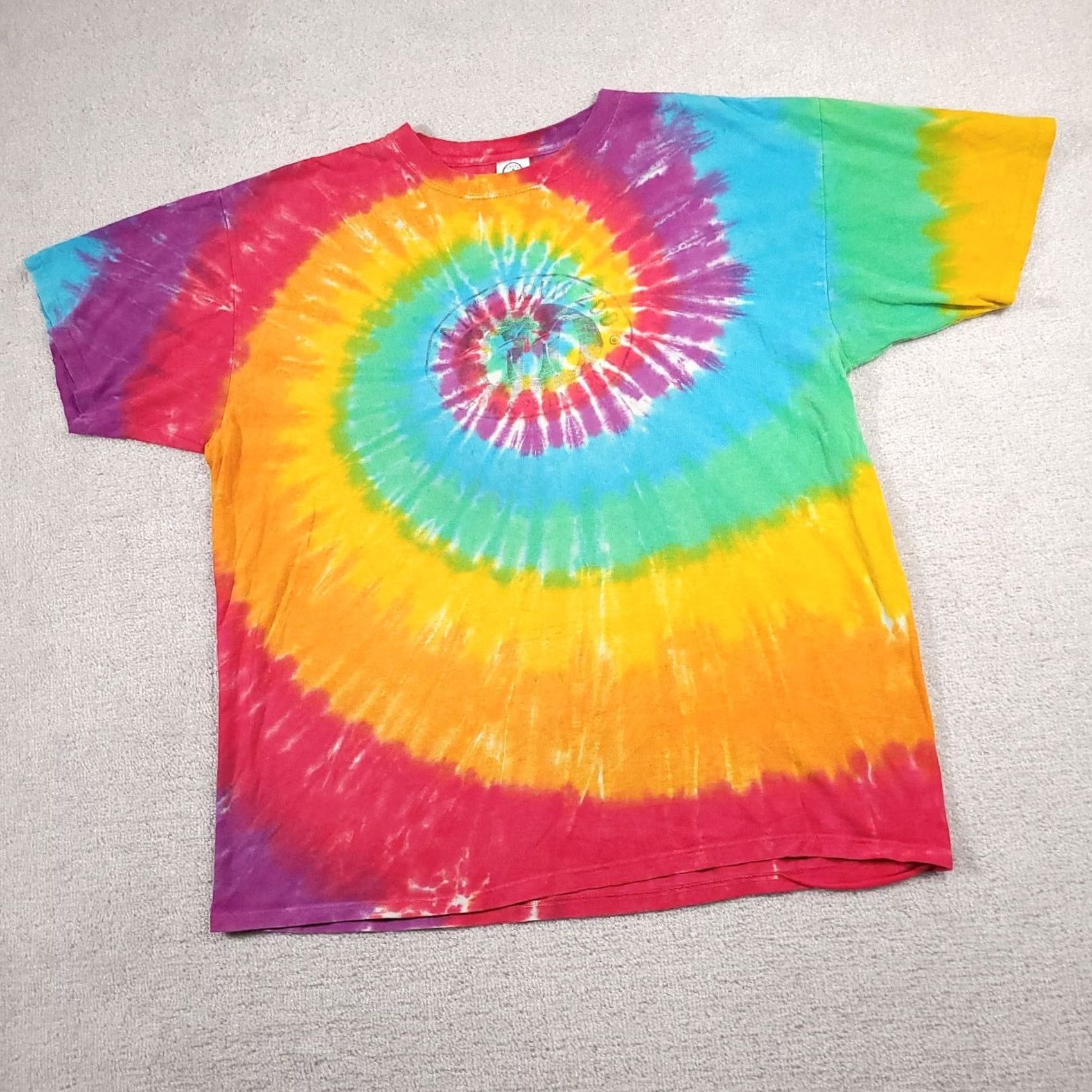 Delta VINTAGE Delta Tie Dye Shirt Adult XL St. Louis Zoo Short Sleeve 90s Mens Size US XL / EU 56 / 4 - 2 Thumbnail