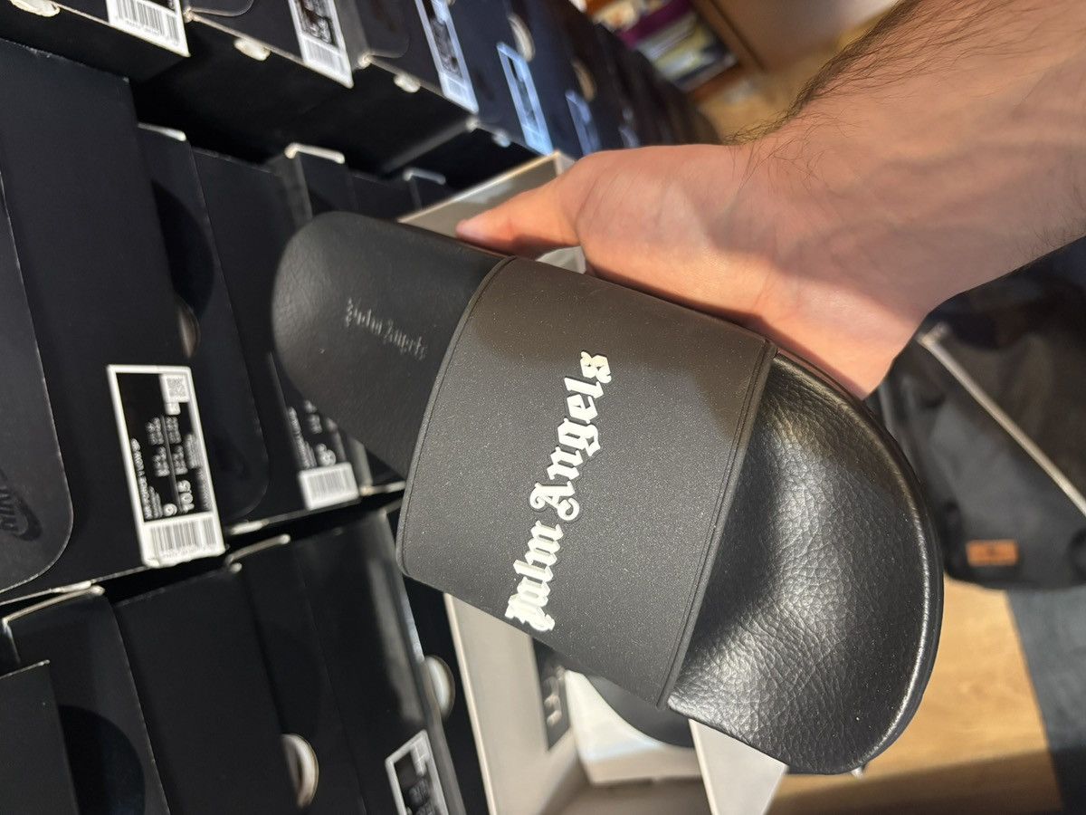 Palm Angels Palm Angels Pool Slides Black Size 41EU Size US 8 / EU 41 - 2 Thumbnail