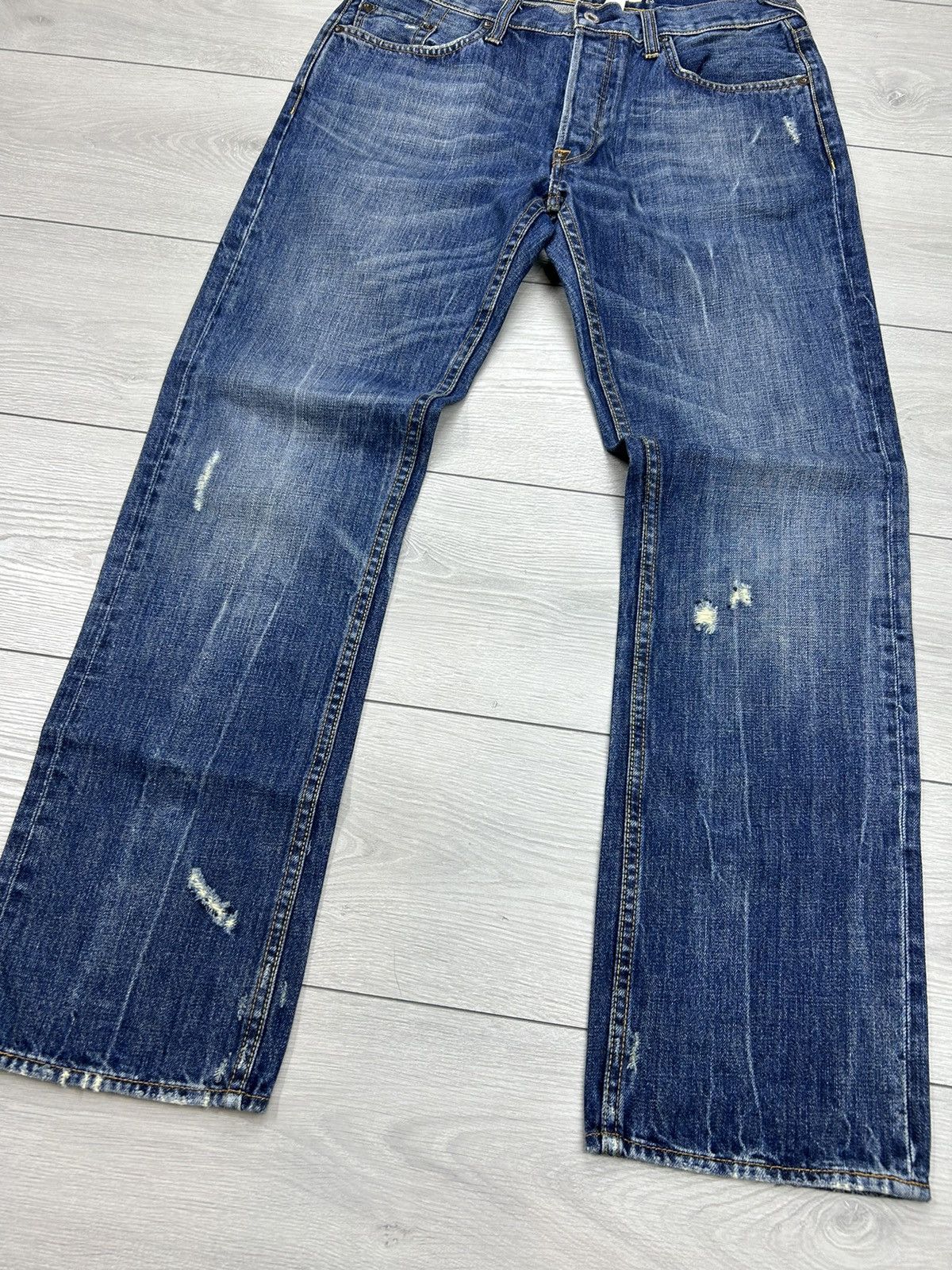 Japanese Brand × Vintage Evisu Vintage denim jeans size 33 Size US 33 - 7 Thumbnail