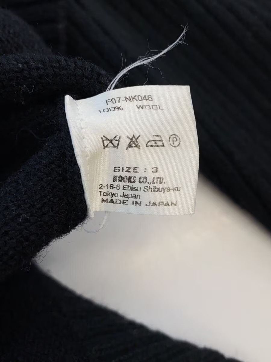 Number (N)ine AW07 Turtleneck Wool Knit Sweater Size US L / EU 52-54 / 3 - 5 Thumbnail