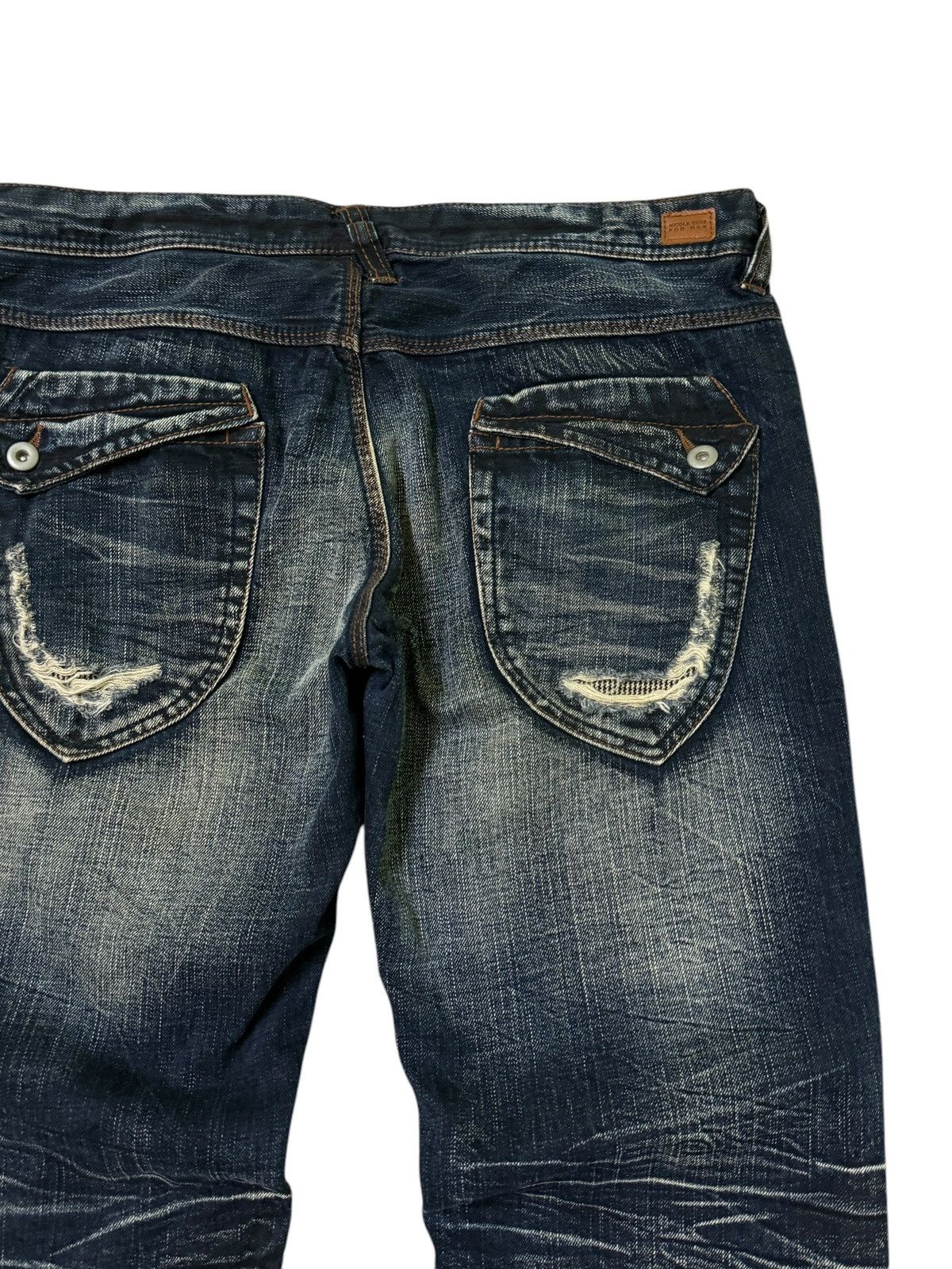 Hysteric Glamour NCFM Nicole Club for Men Distressed Washed Flare Y2K Style Size US 34 / EU 50 - 14 Thumbnail
