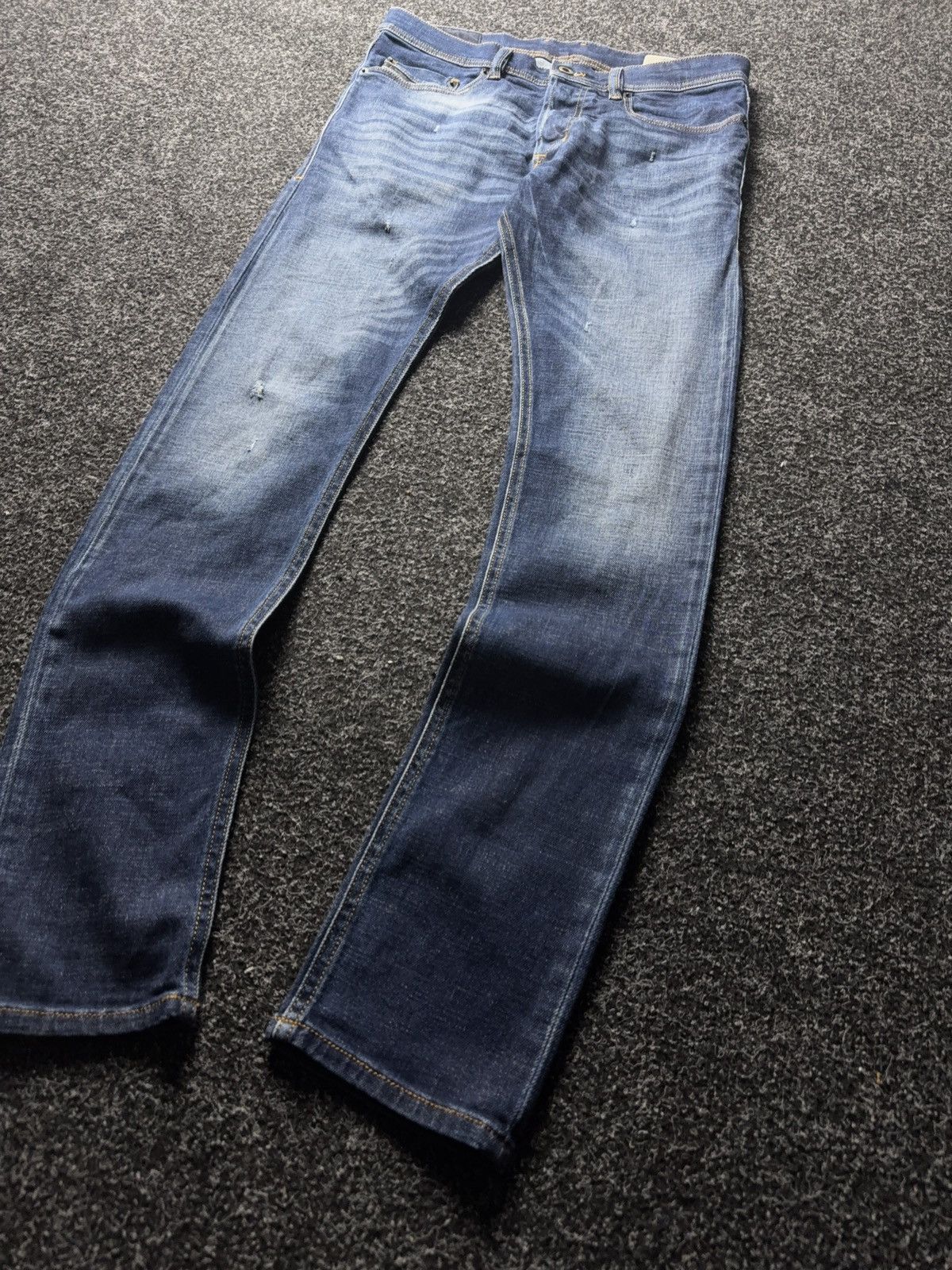 Diesel Luxury 00s Diesel Tepphar Made in Italy Slim Tapered Jeans Size US 30 / EU 46 - 3 Thumbnail