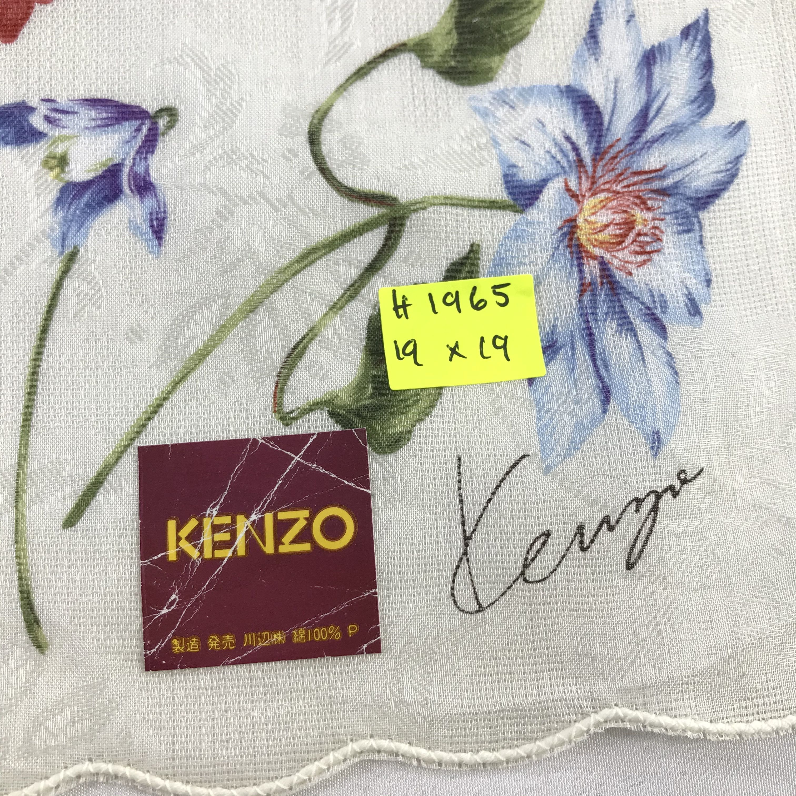 Kenzo × Vintage Kenzo Neckerchief / Bandana / Handkerchief Size ONE SIZE - 5 Thumbnail