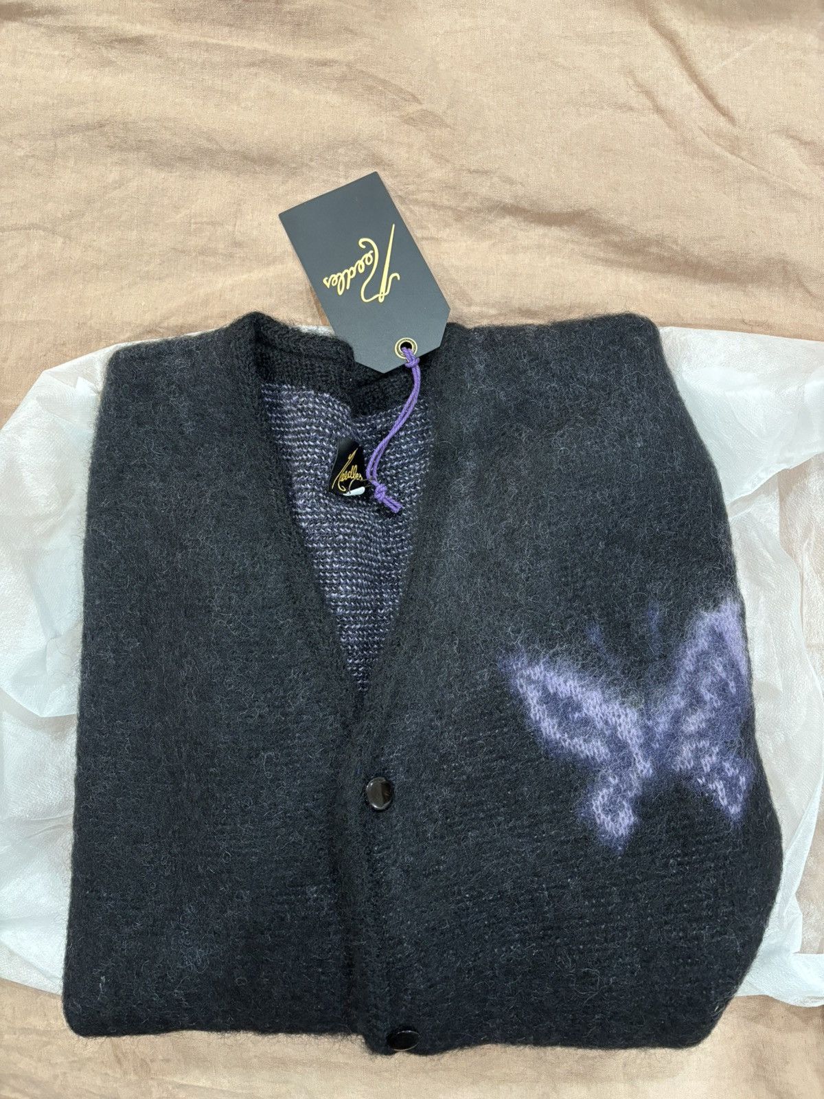 Needles Needles x STUDIOUS Mohair cardigan Size US L / EU 52-54 / 3 - 7 Thumbnail
