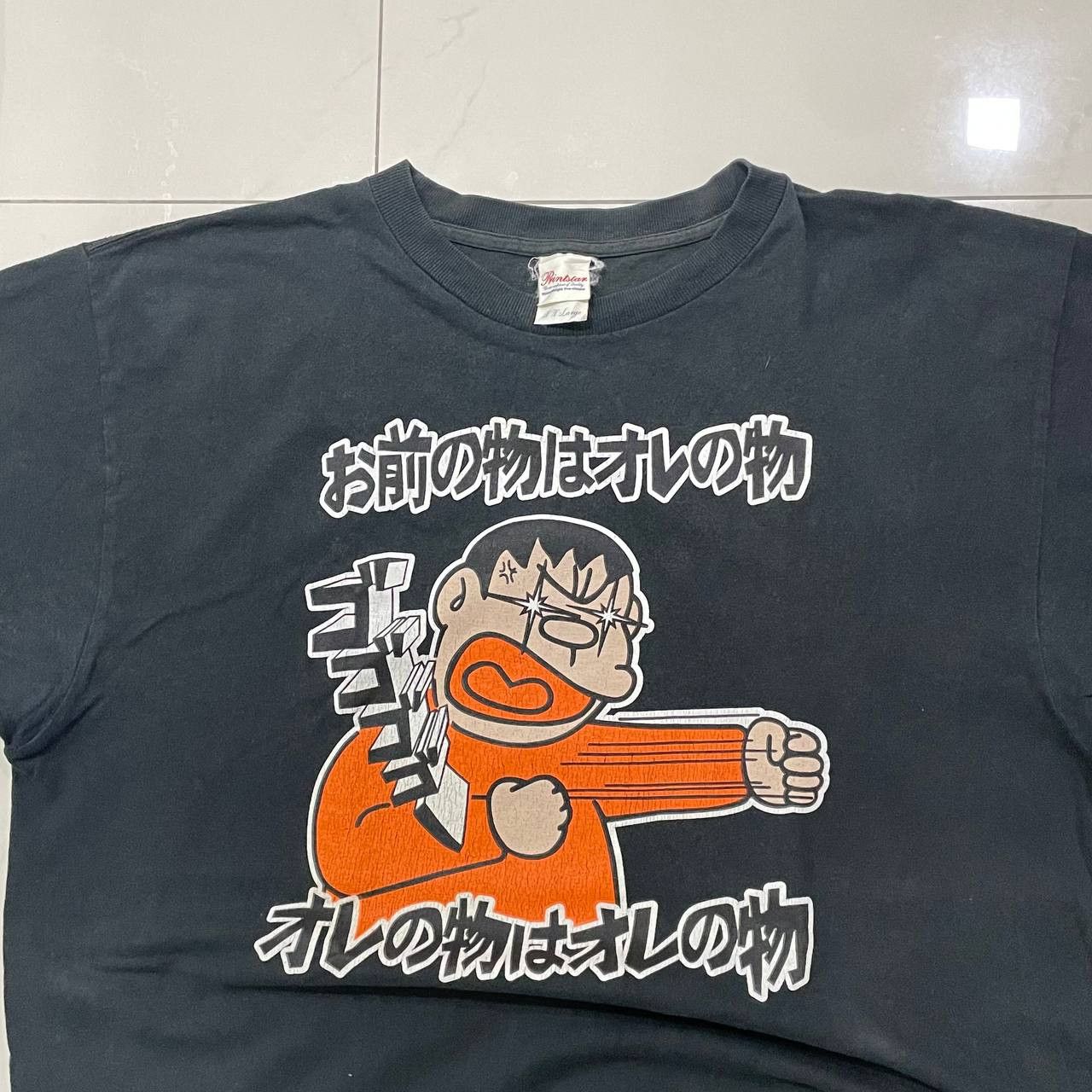Anime × Cartoon Network × Japanese Brand Gian Takeshi Goda Doraemon Anime Printstar Tag XL Size US XL / EU 56 / 4 - 3 Thumbnail
