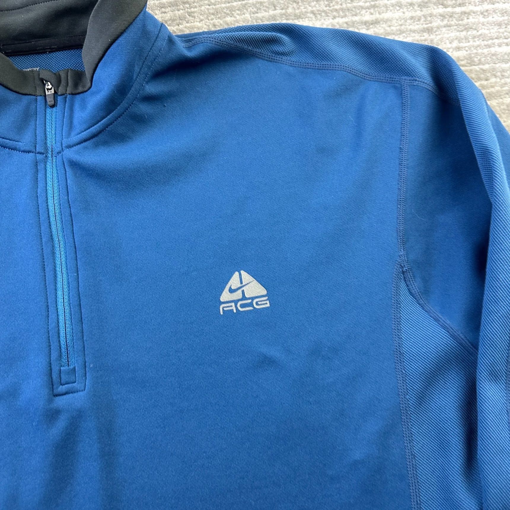 Nike VINTAGE Nike ACG Sweater Mens 2XL XXL Quarter Zip Base Layer Hiking Size US XXL / EU 58 / 5 - 4 Thumbnail