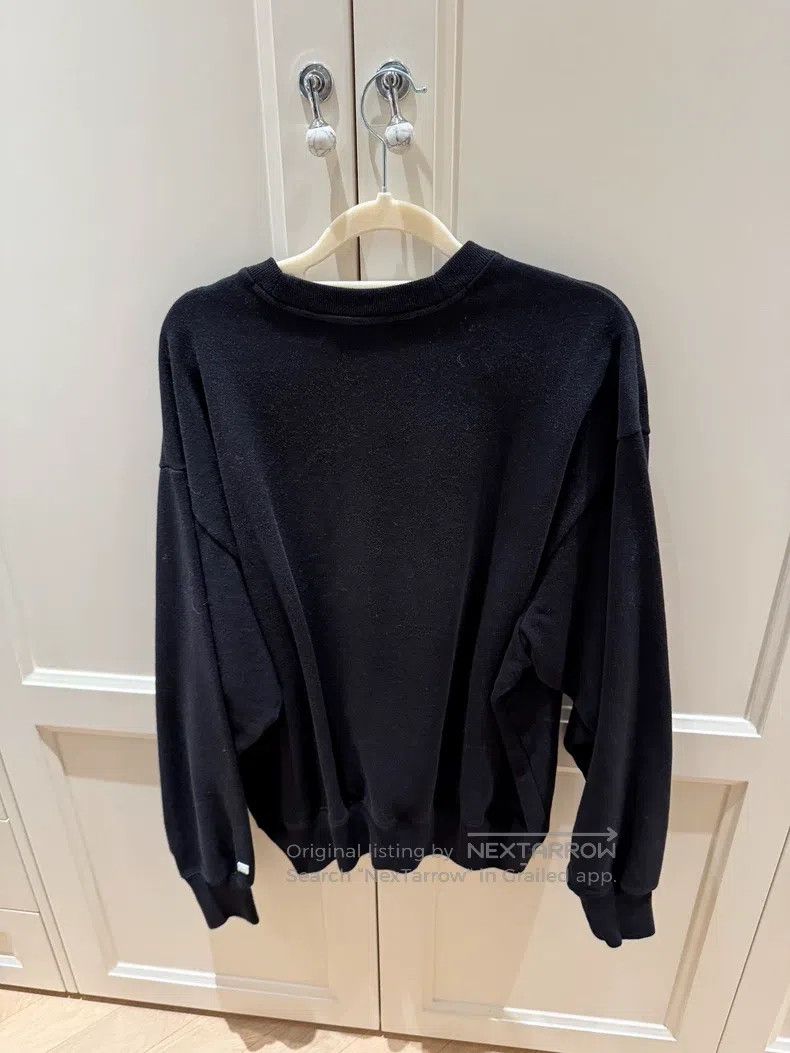 Acne Studios Acne Studios Letter Print Black Sweatshirt Size US XS / EU 42 / 0 - 5 Thumbnail