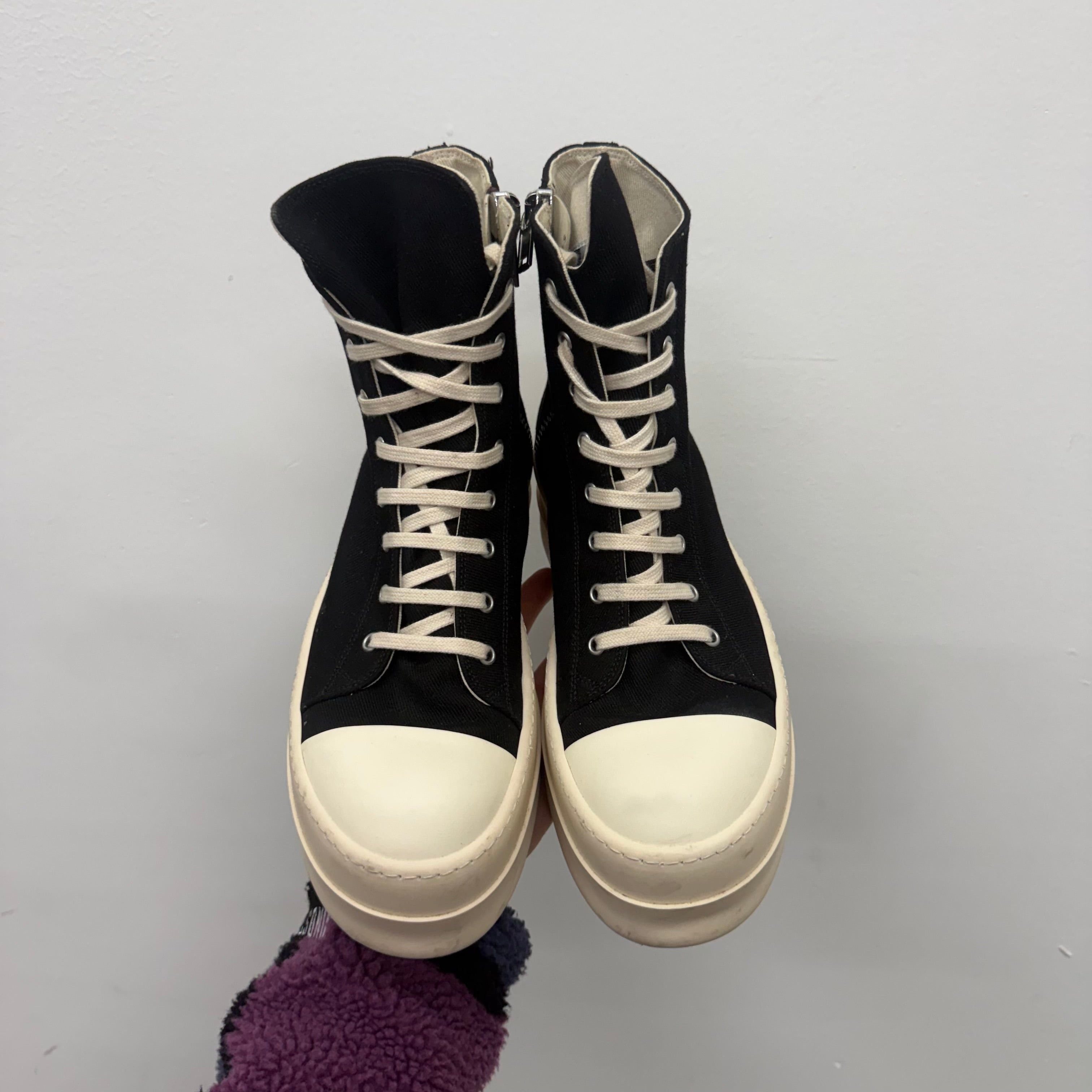 Rick Owens Drkshdw Rick Owens DRKSHDW Mega Bumper Ramone Sneaker (US 9) Size US 9 / EU 42 - 2 Thumbnail