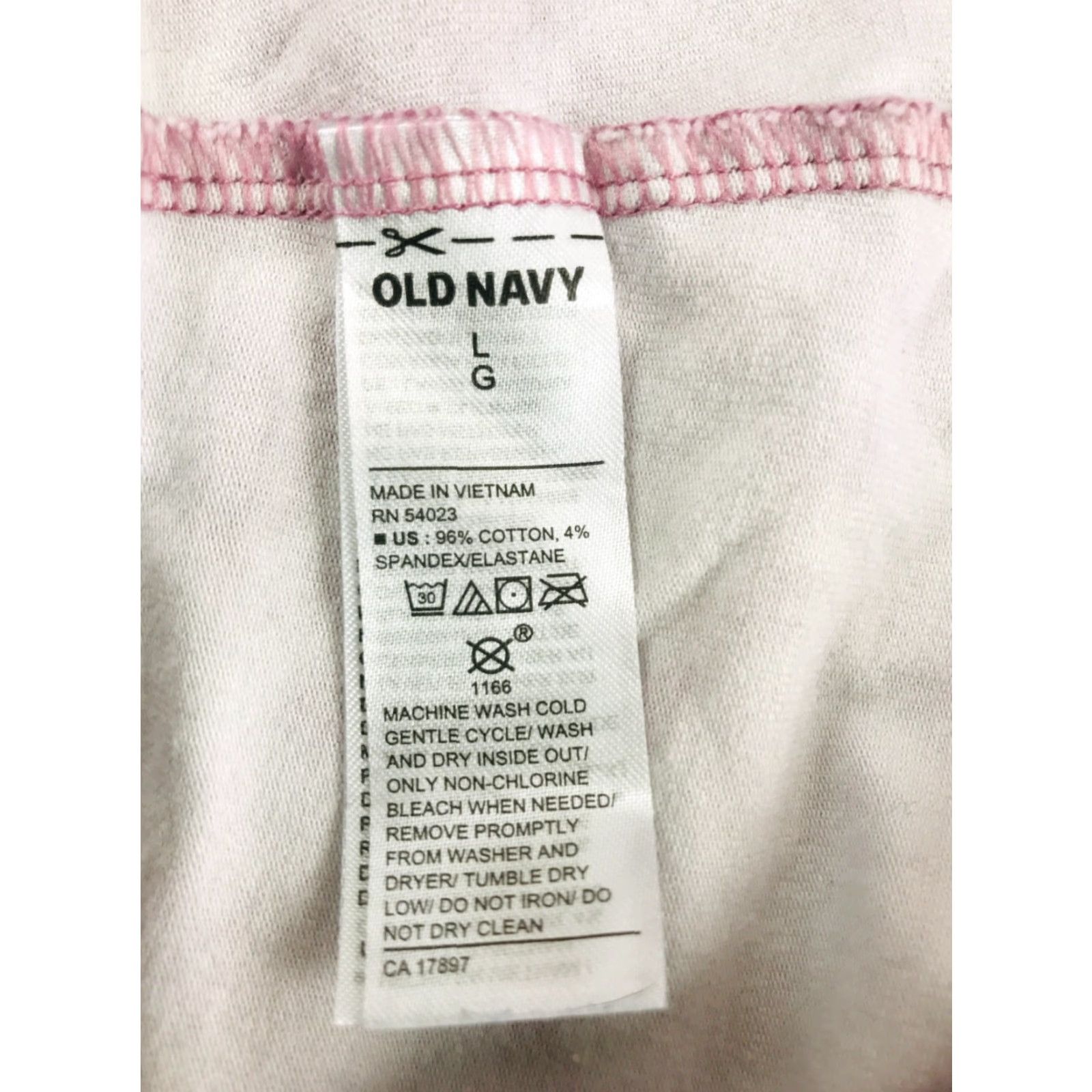 Old Navy **Women's Size Large White and Pink Old Navy Yoga Pants Tie Dye Lounge** User: Women's Size Large White and Pink Old Navy Yoga Pants Tie Dye Lounge Size 36" / US 14 / IT 50 - 6 Thumbnail