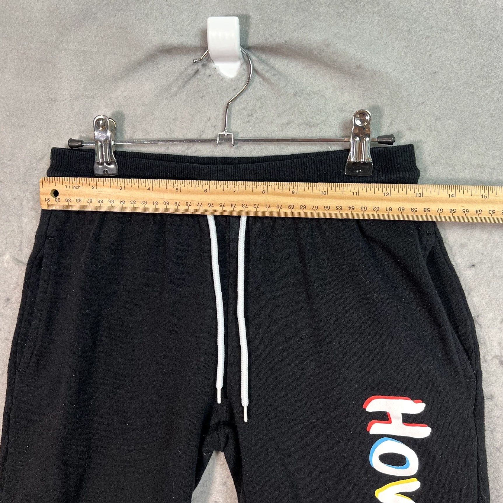 Vintage VINTAGE Friends Drawstring Black Sweatpants Womens XS Jogger How You Doin Promo Pants Size 26" / US 2 / IT 38 - 2 Thumbnail