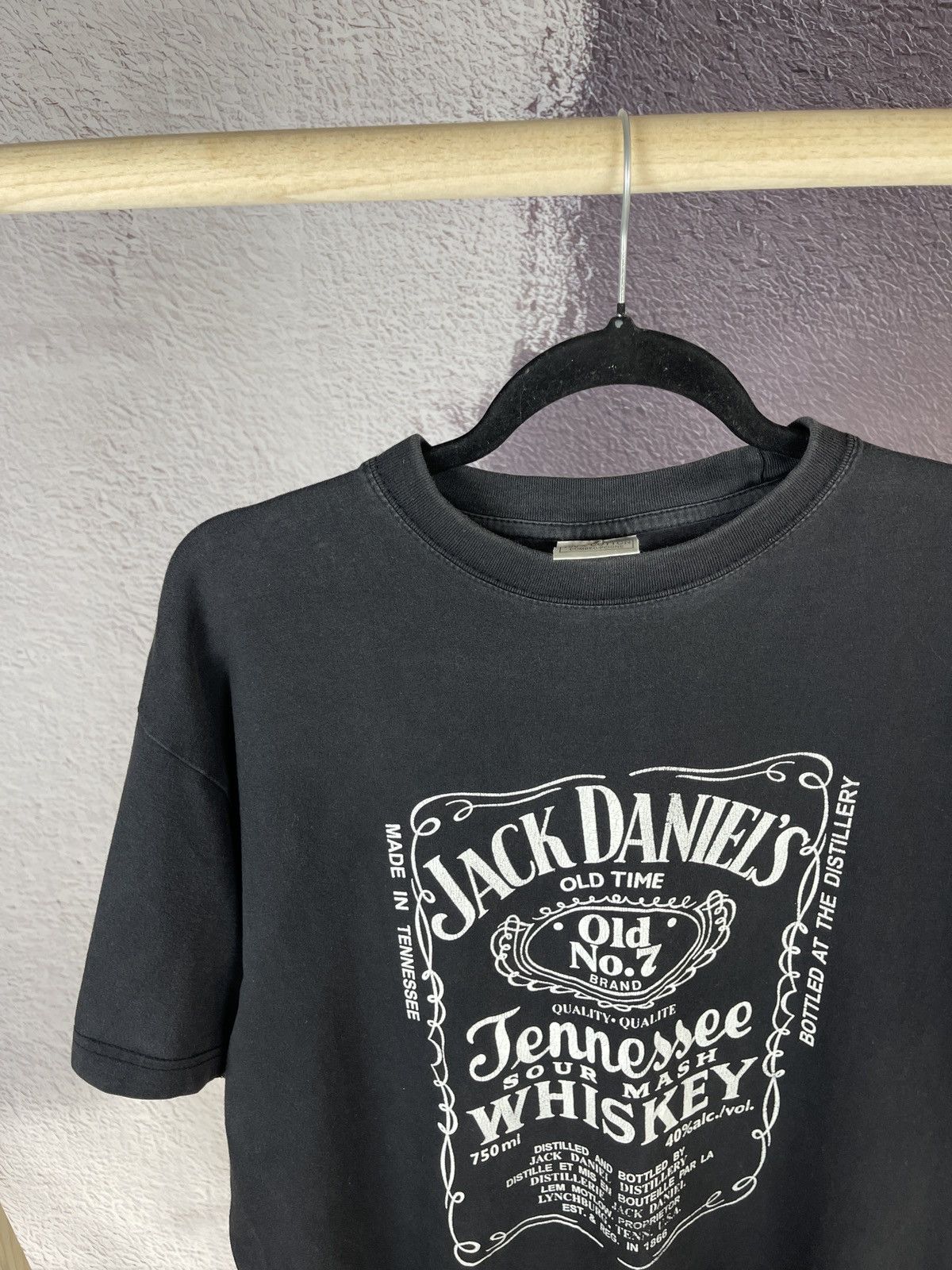 Other Jack Daniels Tennessee Whiskey vintage big logo tee shirt Size US L / EU 52-54 / 3 - 4 Thumbnail