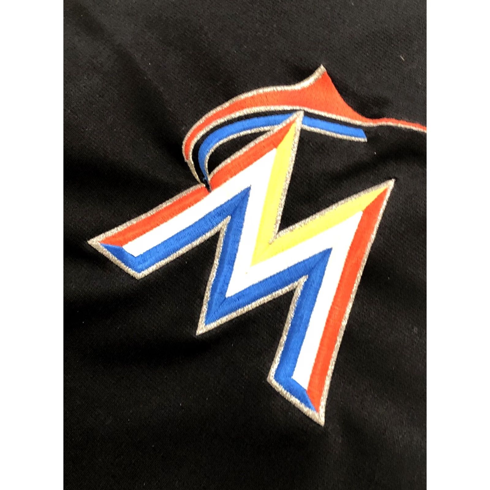 Vintage Miami Marlins Major League Baseball Jersey Black 3XL True Fans Series Mens Short Sleeve Button Jersey Baseball Activewear Size US XXL / EU 58 / 5 - 2 Thumbnail