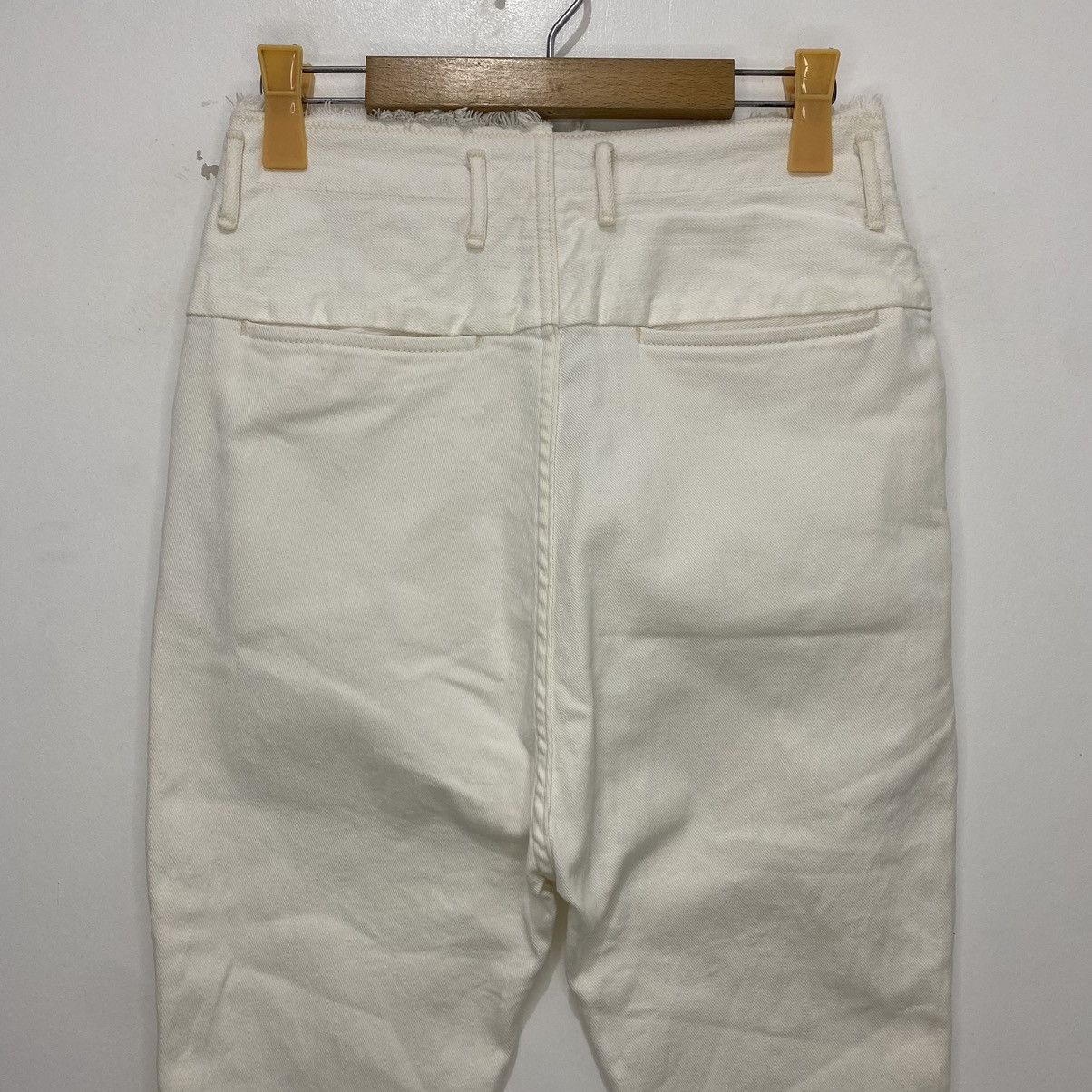 Kapital Kapital White Denim Jeans Size 28" / US 6 / IT 42 - 2 Thumbnail