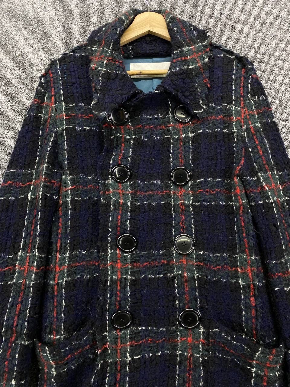 Issey Miyake Vintage Issey Miyake Sunaokuwahara Knitted Coat Jacket Size US M / EU 48-50 / 2 - 5 Thumbnail