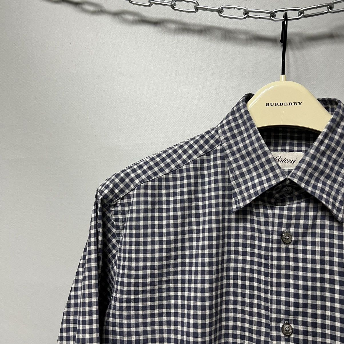 Brioni Brioni Cotton Vintage Button Up Shirt made in Italy Size US M / EU 48-50 / 2 - 3 Thumbnail