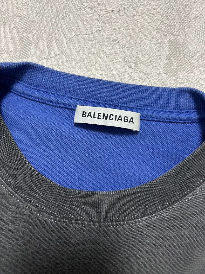 Balenciaga Balenciaga Splicing fake two-piece long-sleeved T-shirts Size US XS / EU 42 / 0 - 4 Thumbnail