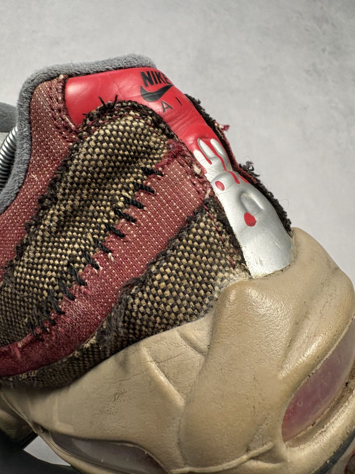 Nike Nike Air Max 95 Freddy Krueger Horror Distressed Sneakers 41 Size US 8 / EU 41 - 13 Thumbnail