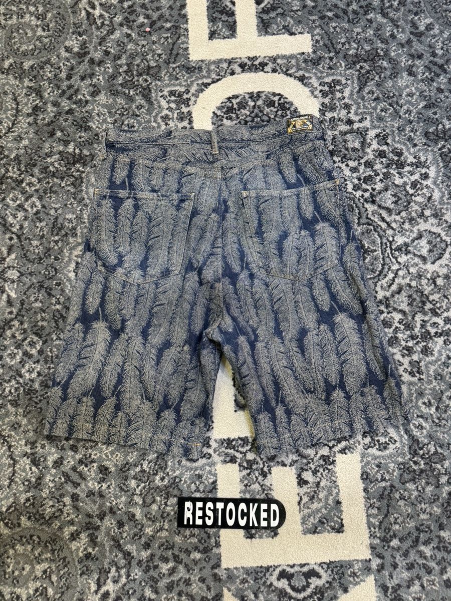Kapital Kapital Denim Magpie Feather Jorts Size 36 Size US 36 / EU 52 - 2 Thumbnail