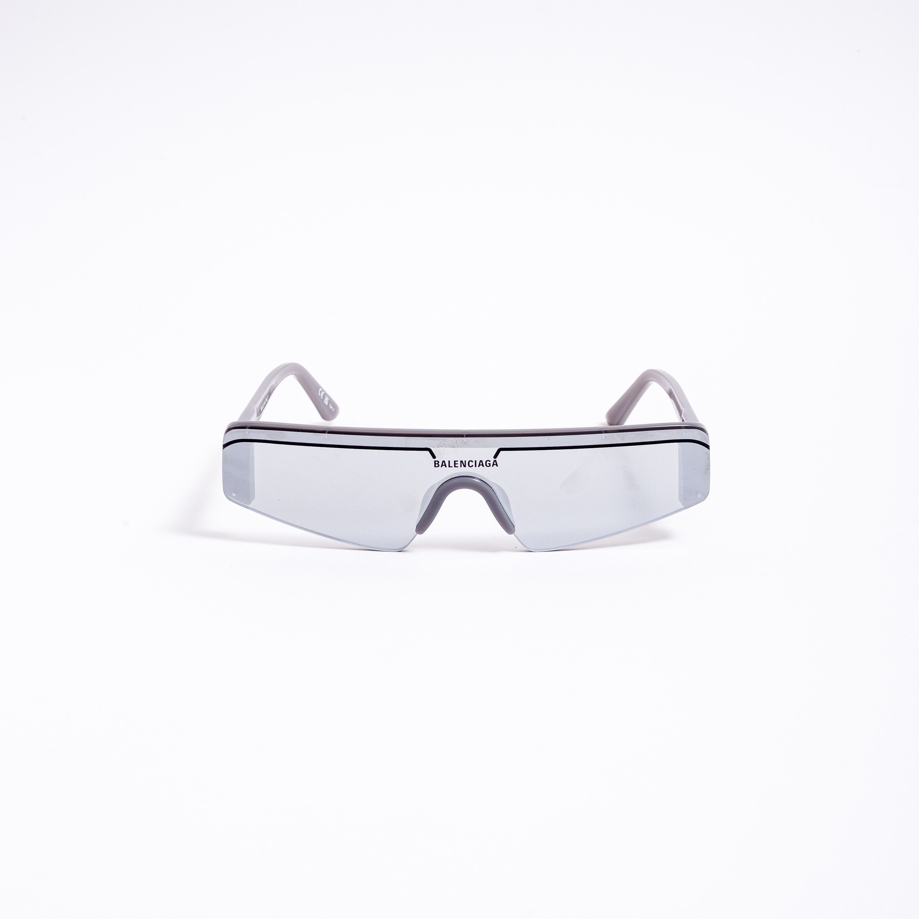 Balenciaga BALENCIAGA BB0003S 011 GRAY SILVER Size ONE SIZE - 3 Thumbnail