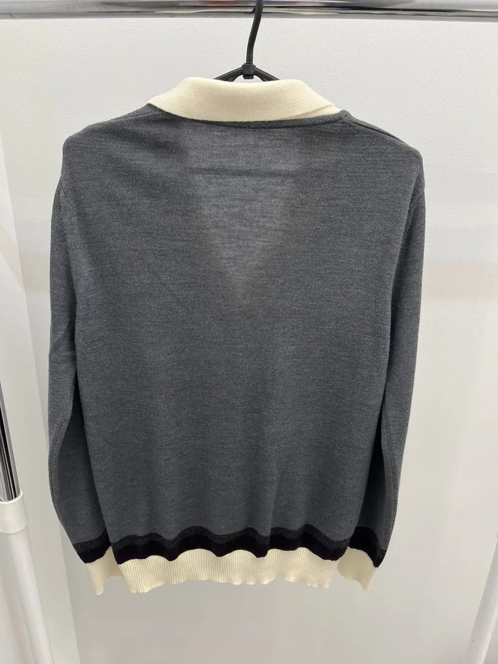 Takeshy Kurosawa Takeshy Kurosawa Merino Wool Cardigan Sweater Size US XL / EU 56 / 4 - 2 Thumbnail