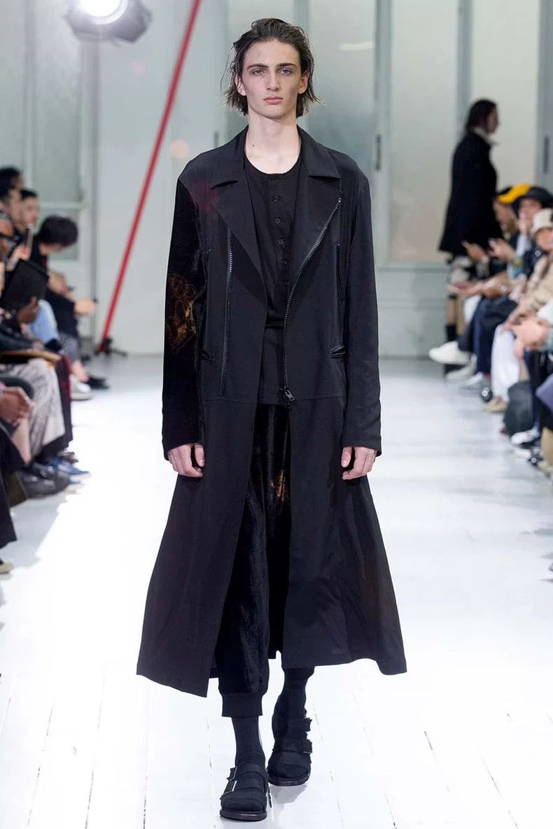 Yohji Yamamoto Yohji Yamamoto20SS Velvet Trolley Coat 2503-Nextarrow Size US S / EU 44-46 / 1 - 2 Thumbnail