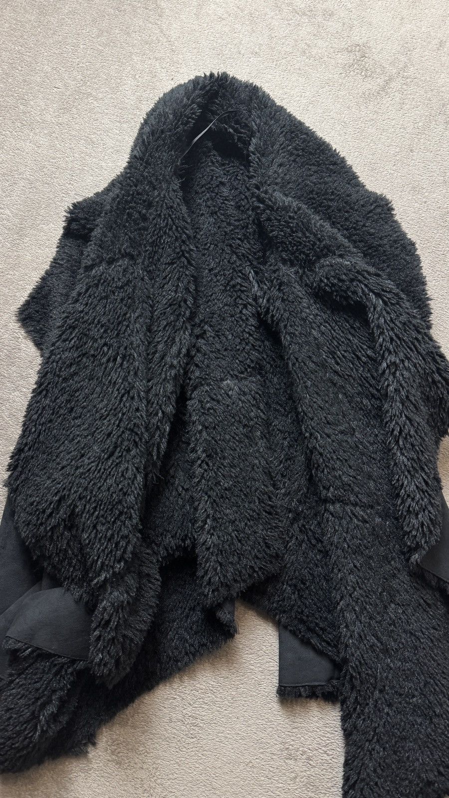 Le Grande Bleu (L.G.B.) Y2K Faux Fur Capes Jacket ifsixwasnine Yohji LGB styled Size US M / EU 48-50 / 2 - 5 Thumbnail